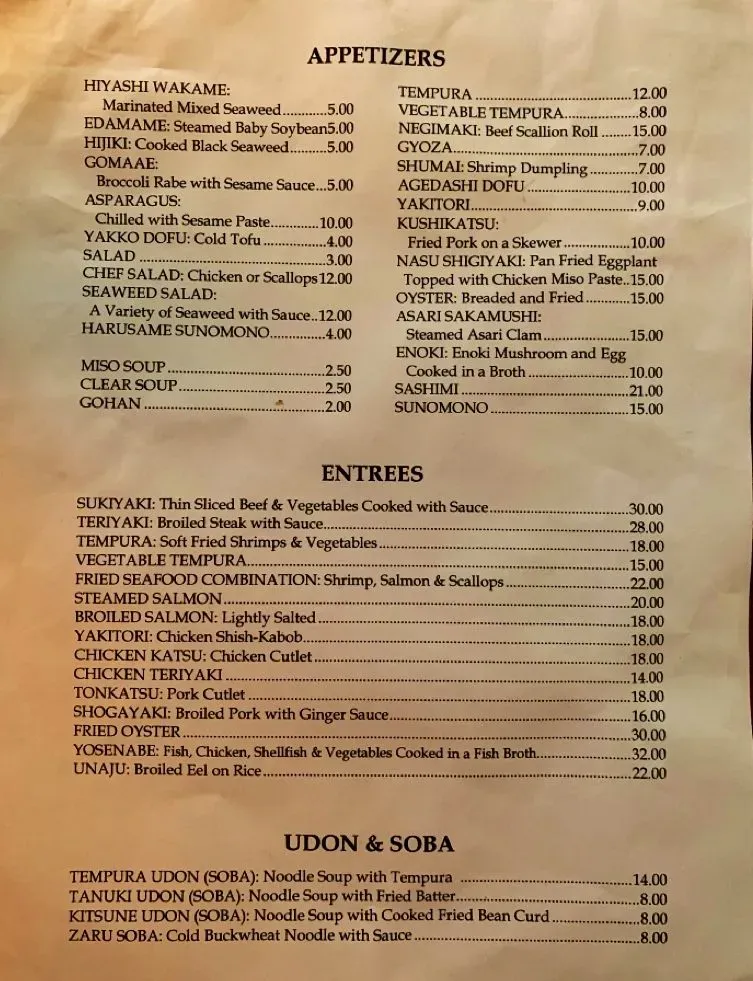 Menu 2