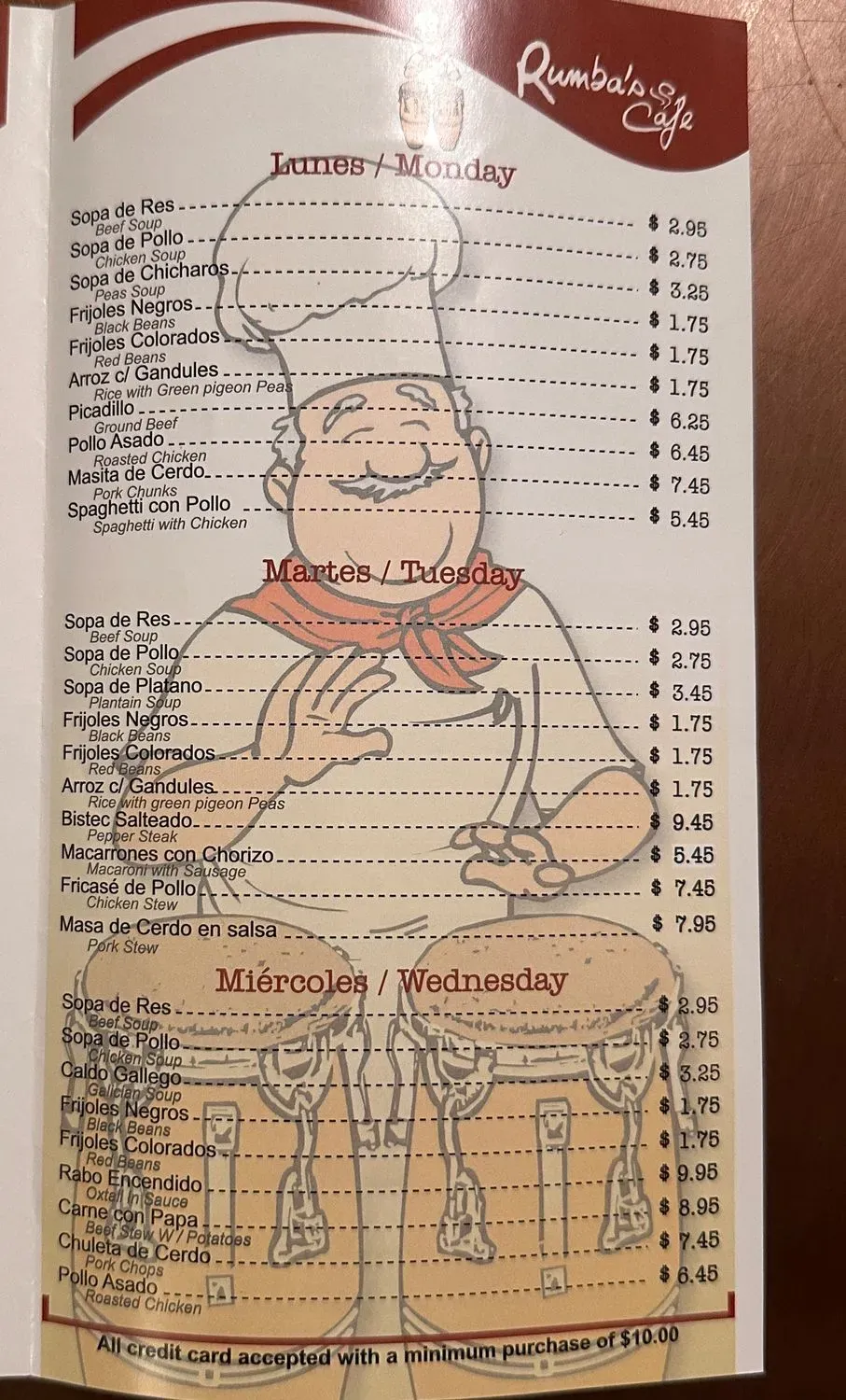 Menu 2