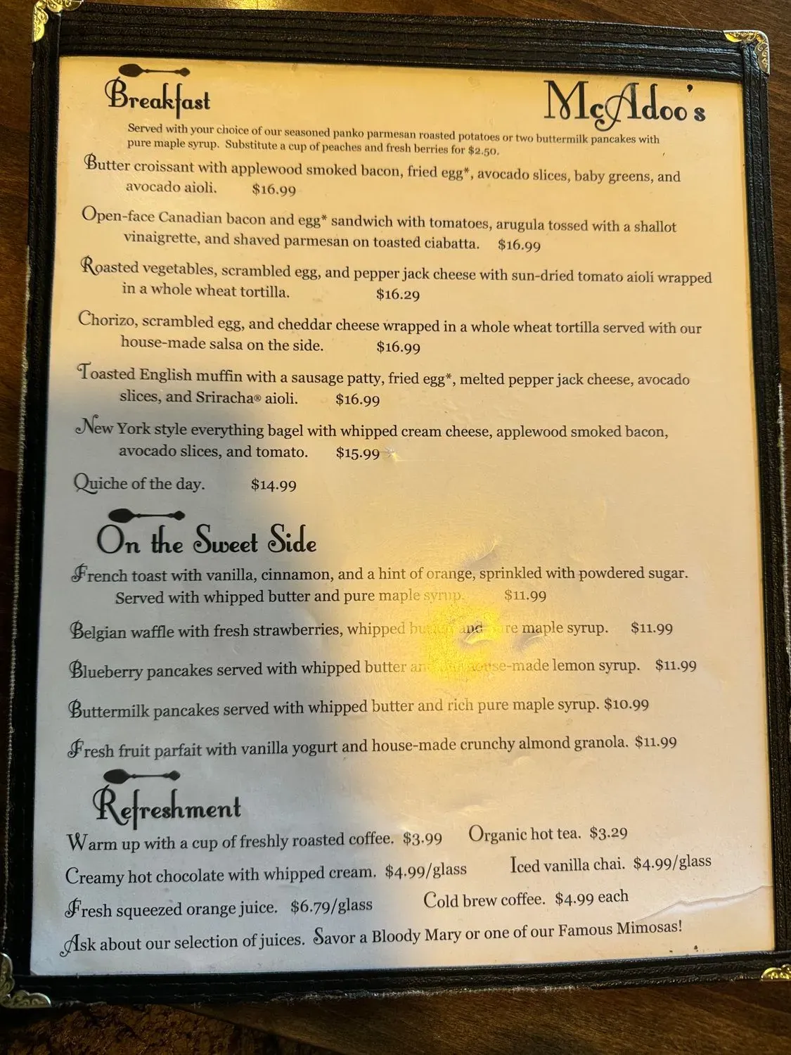 Menu 5