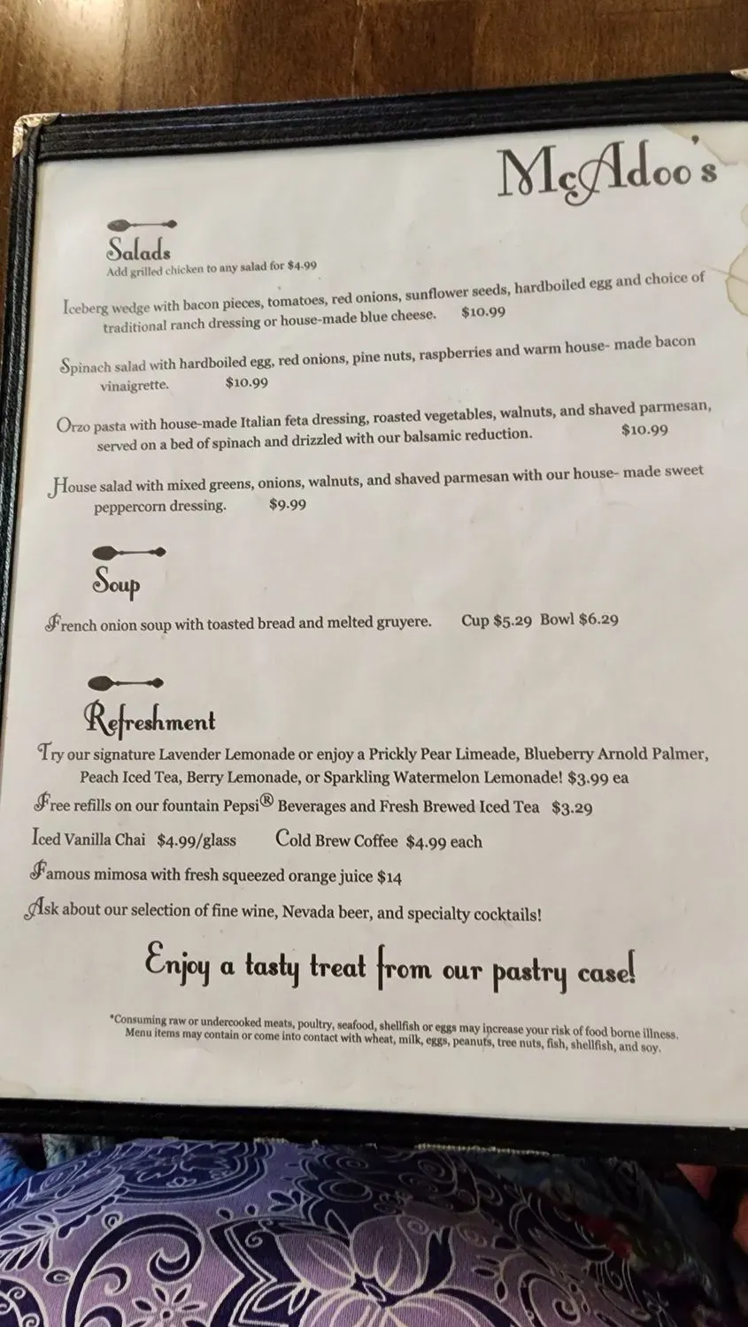 Menu 4