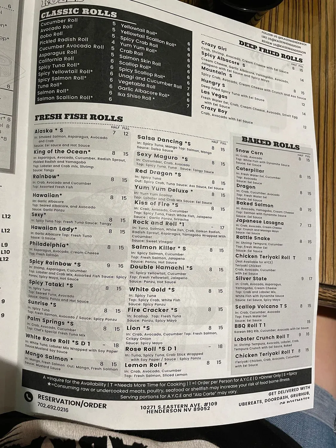 Menu 4