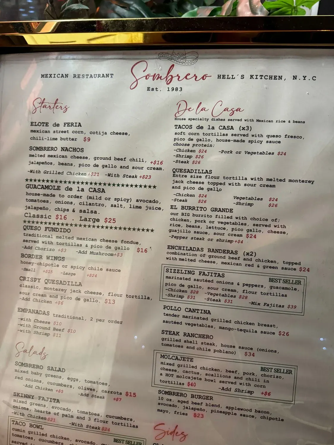 Menu 5