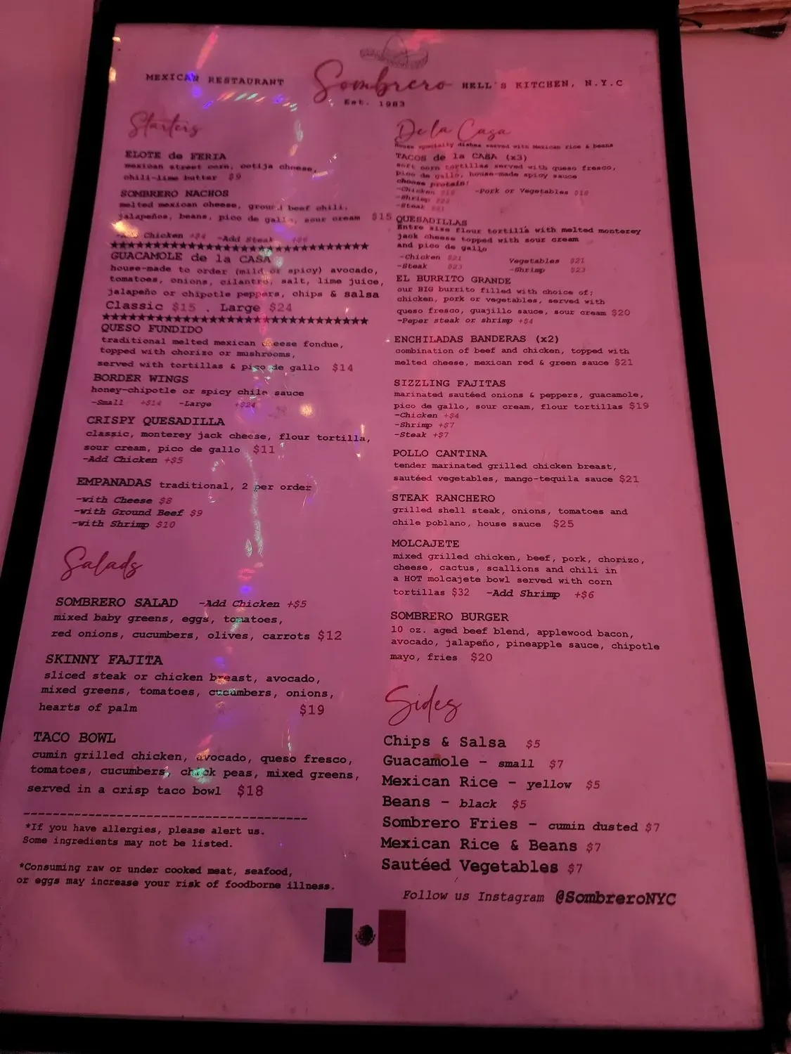 Menu 4