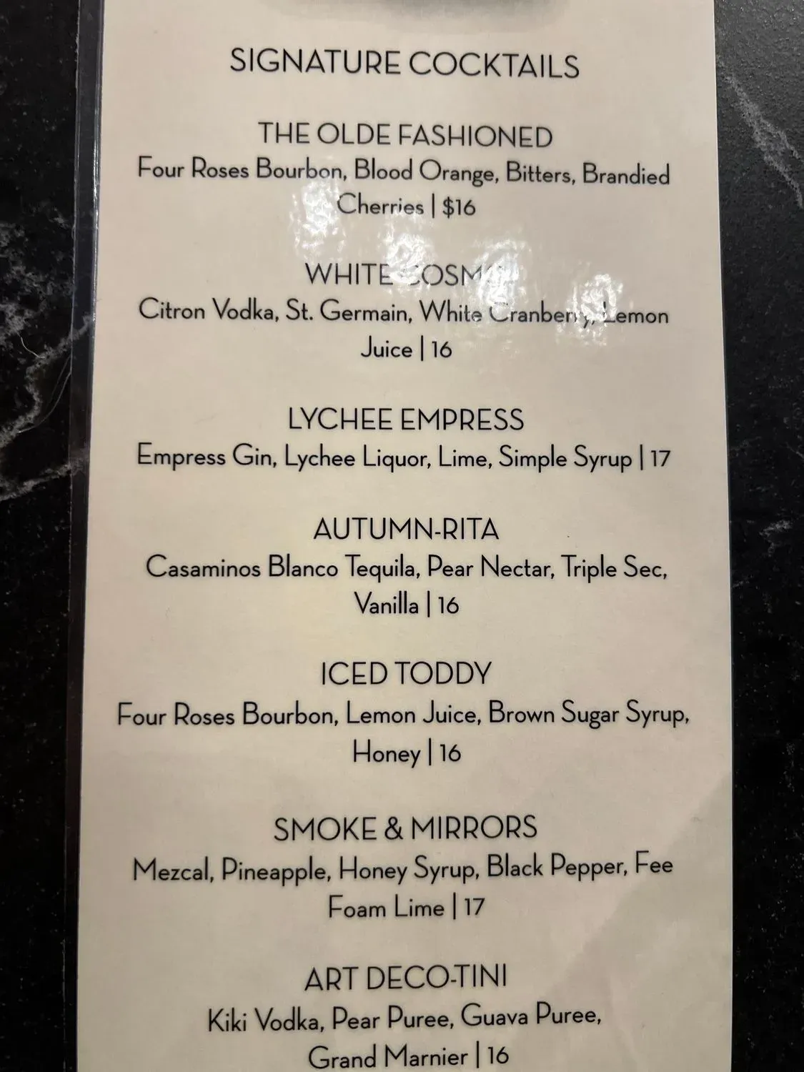 Menu 6