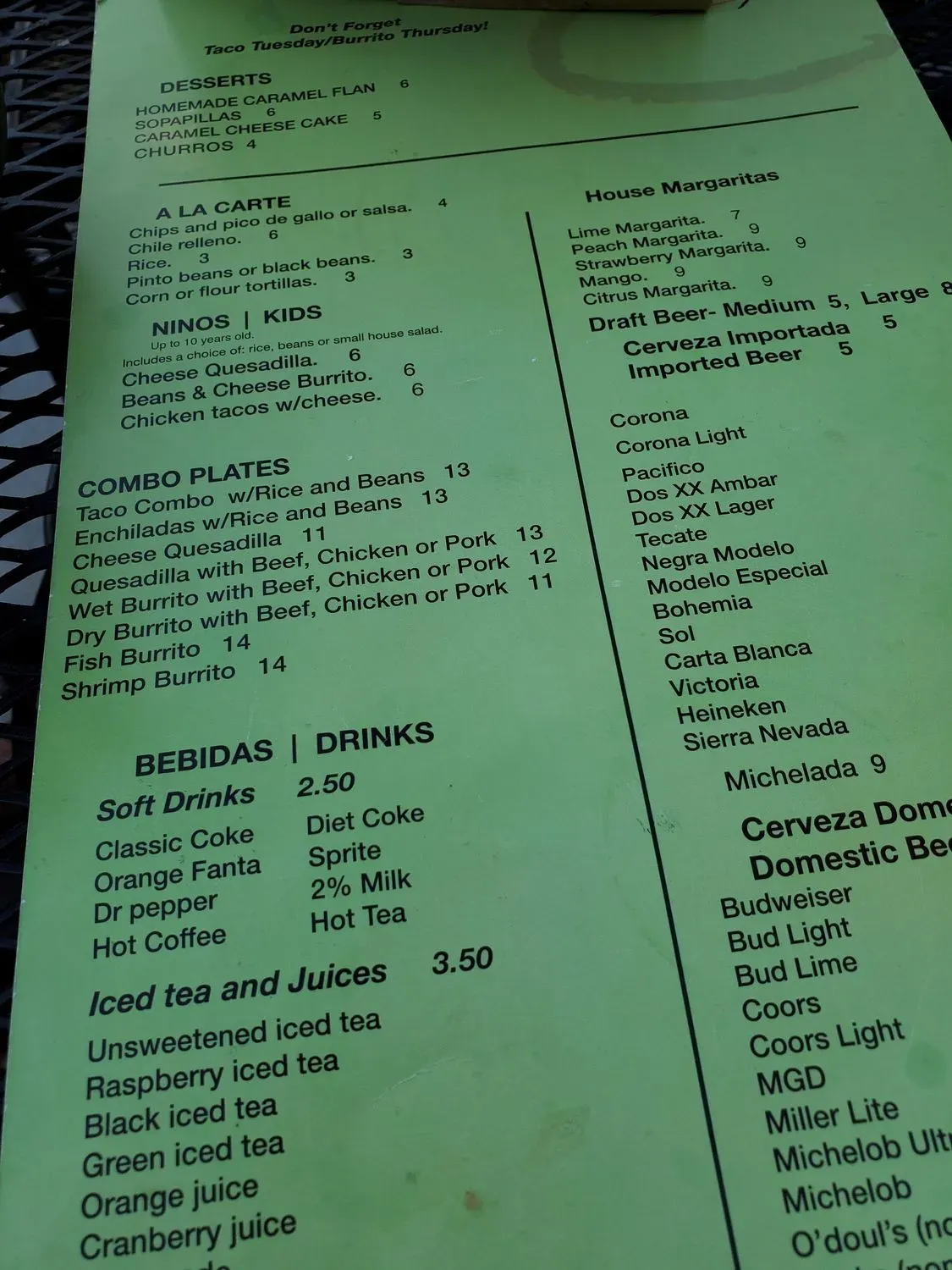 Menu 6