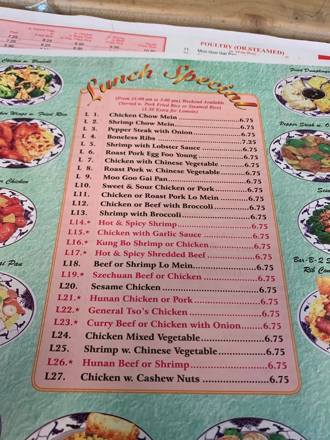 Menu 5