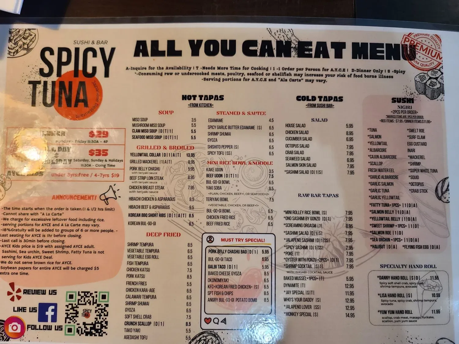 Menu 6