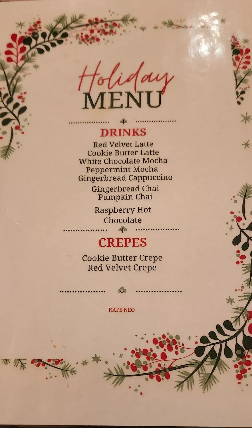 Menu 4