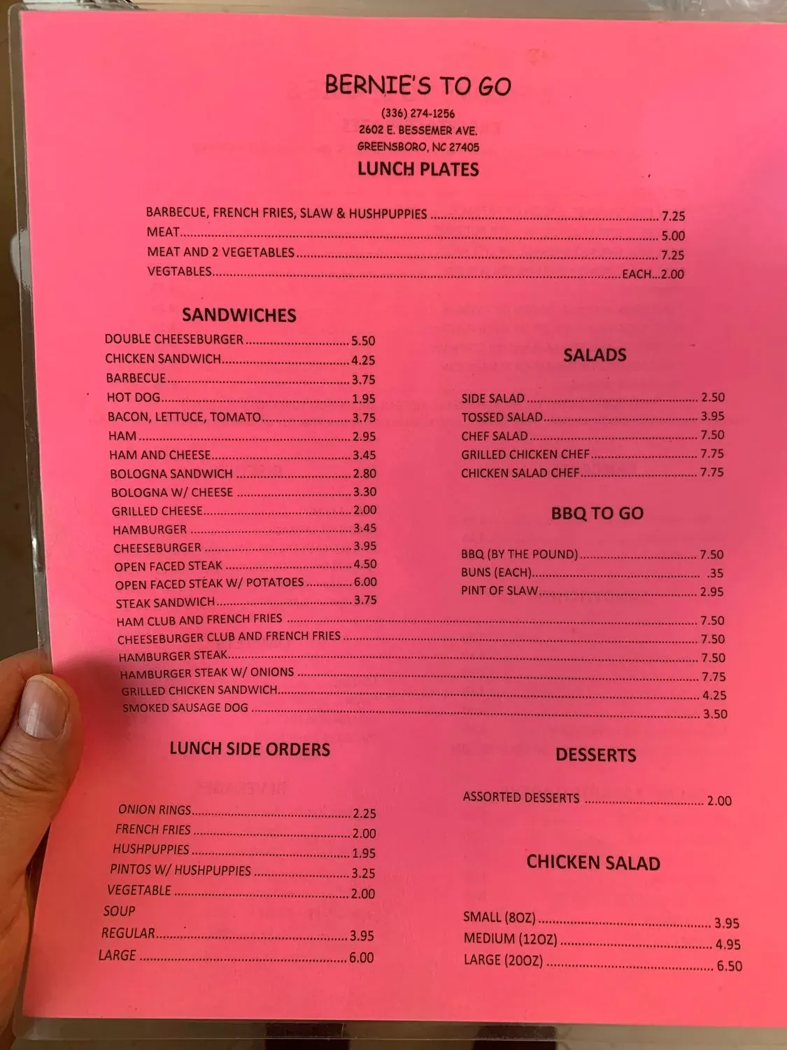 Menu 2