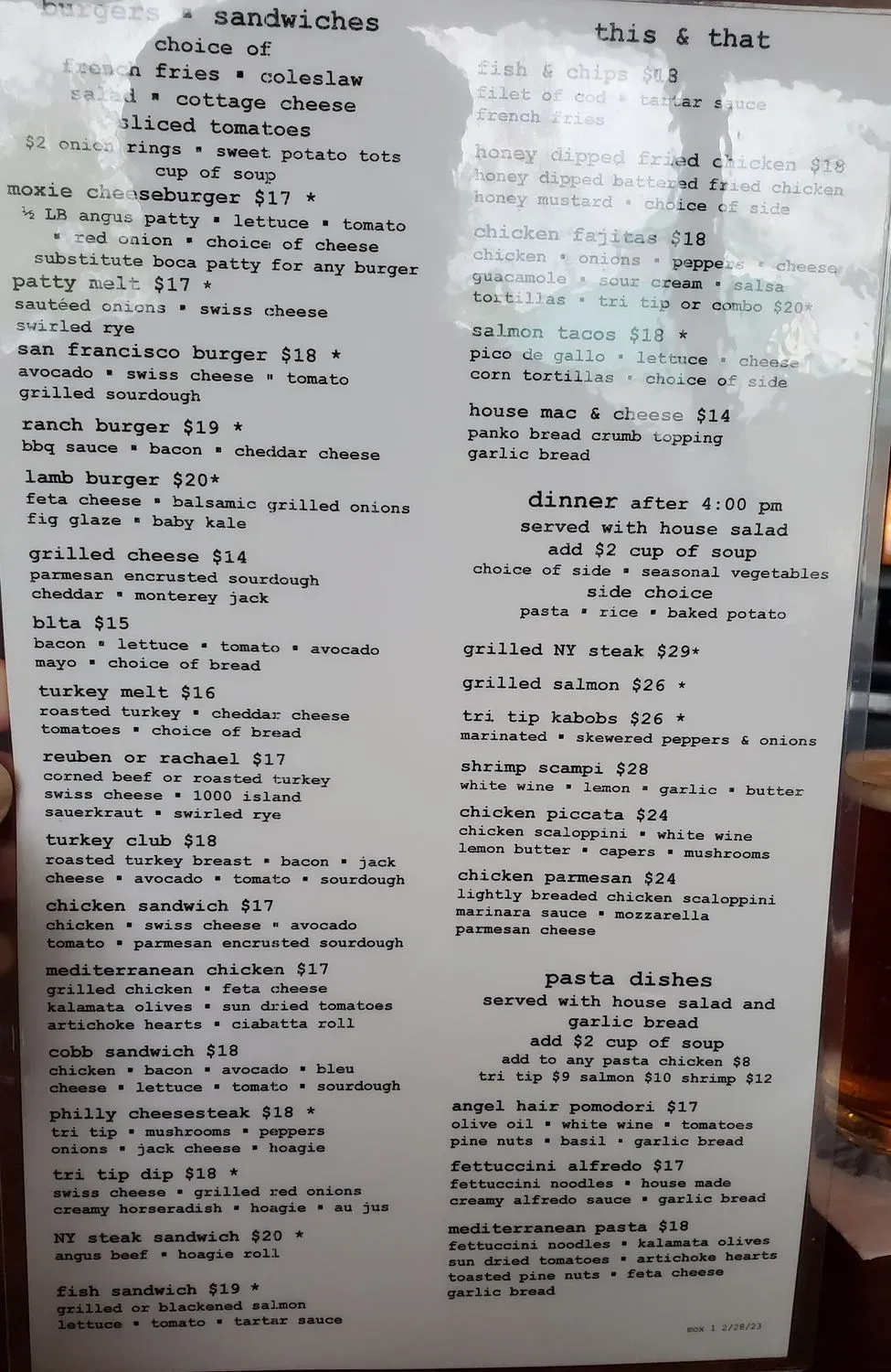 Menu 2