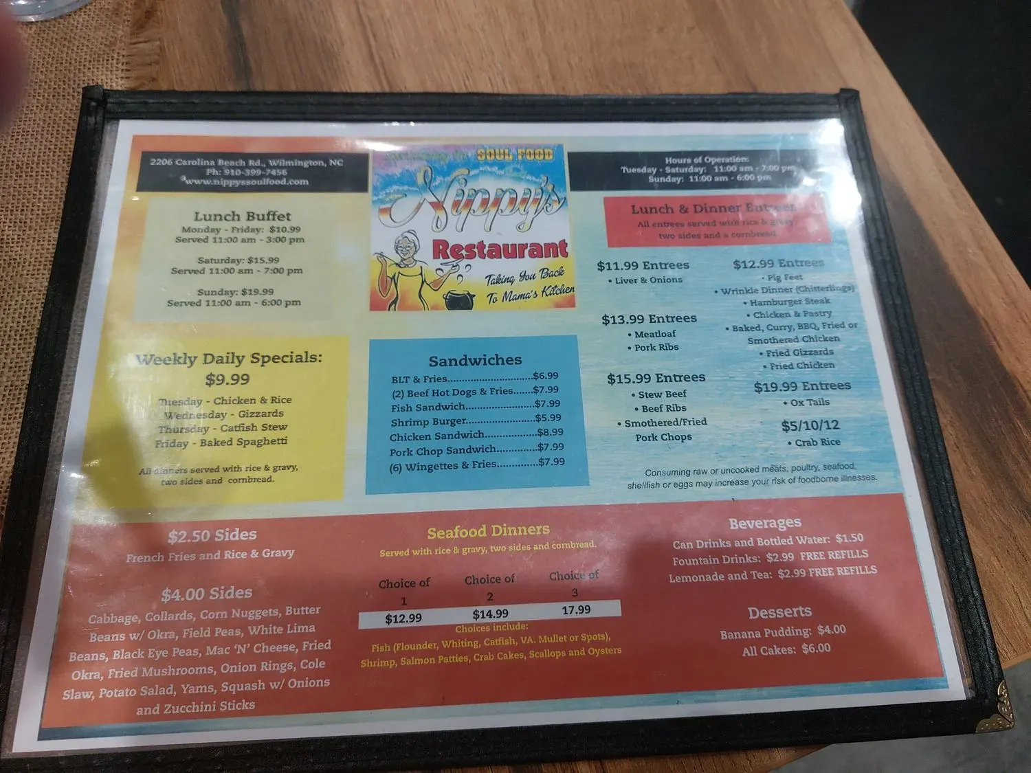 Menu 4