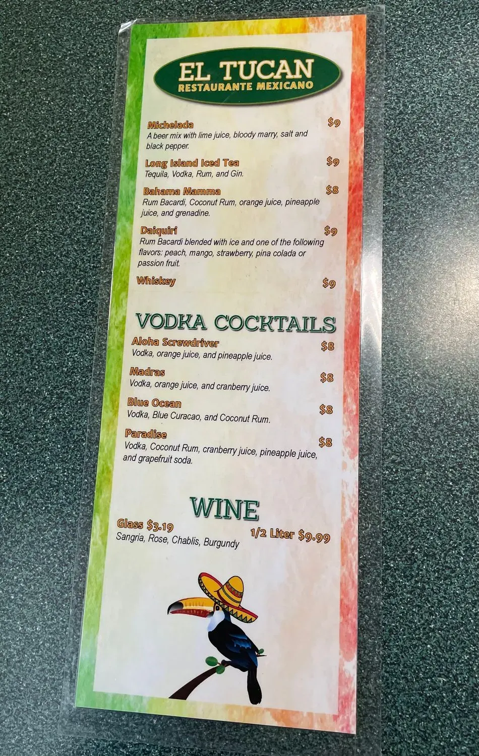 Menu 6