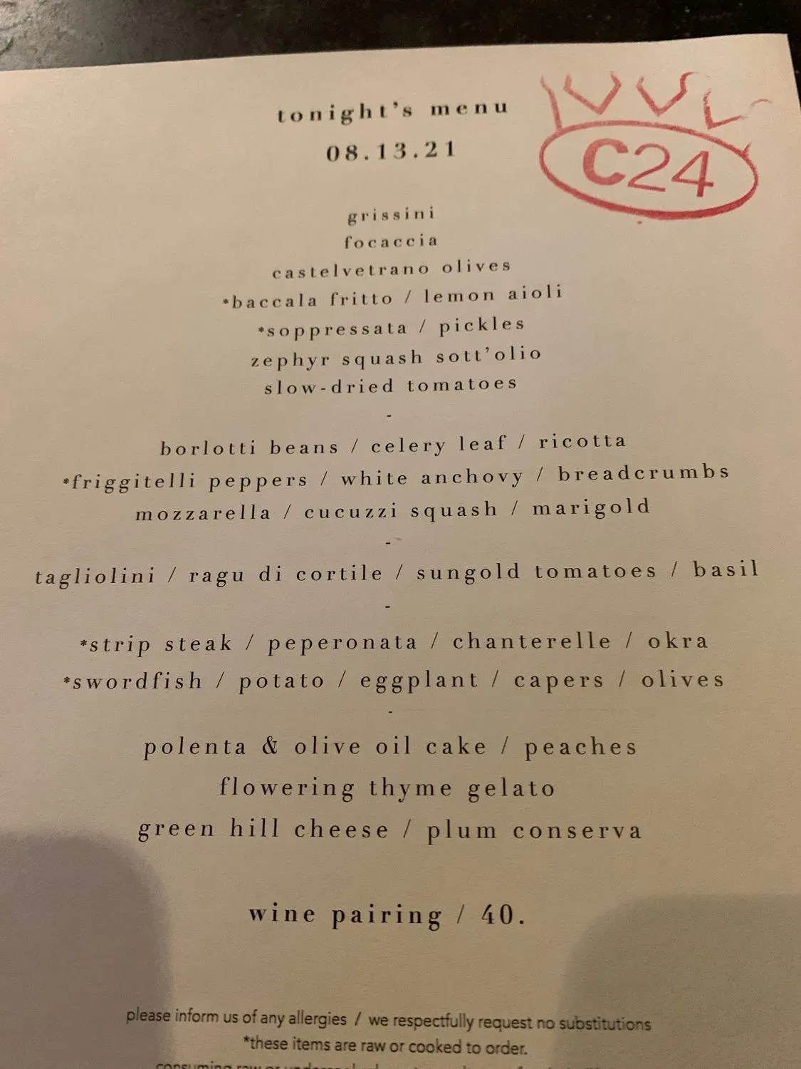 Menu 4