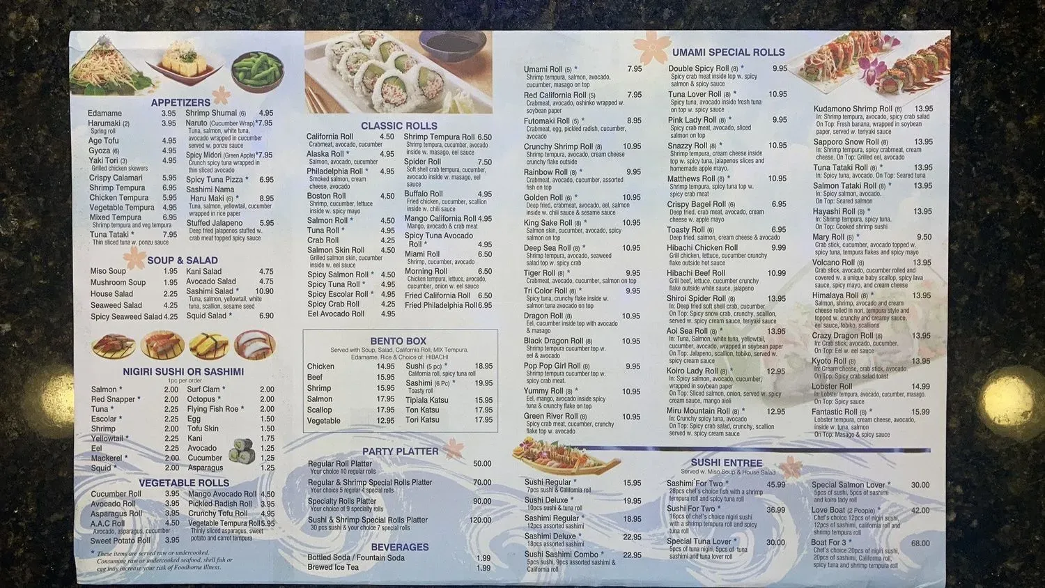 Menu 2