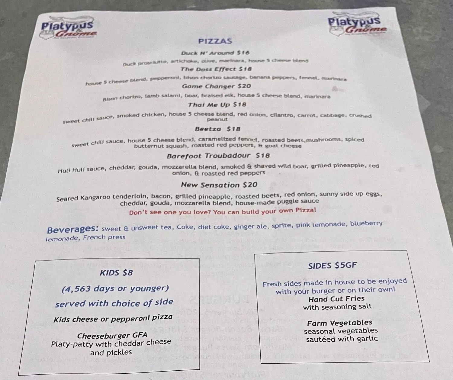 Menu 2