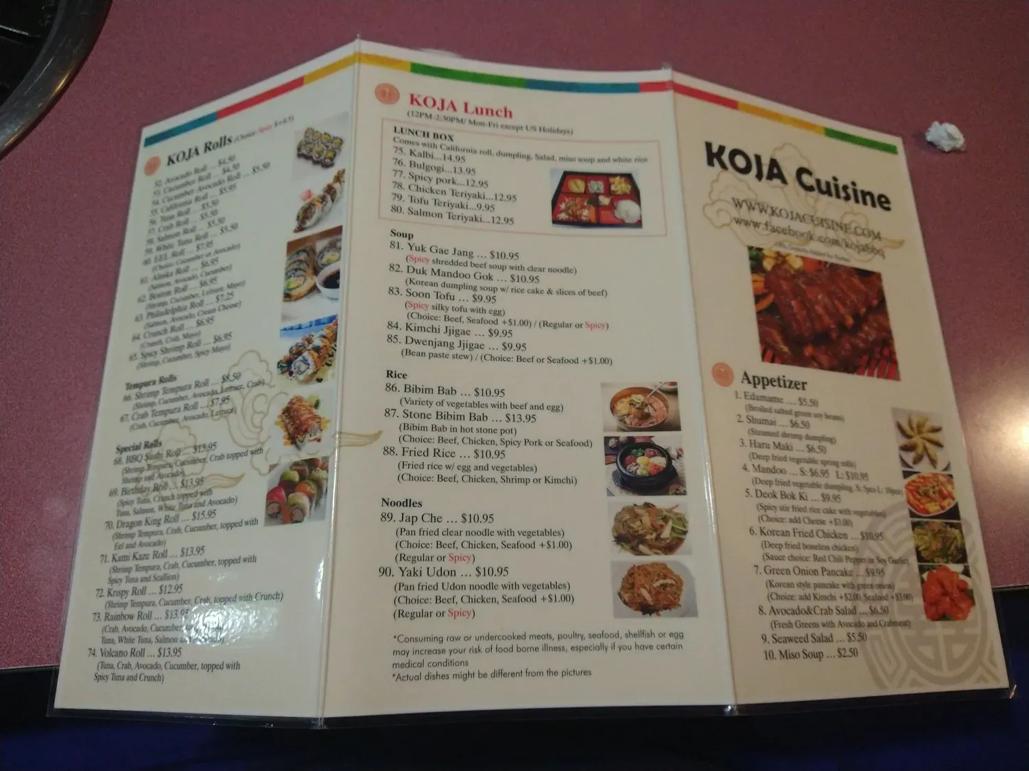 Menu 2