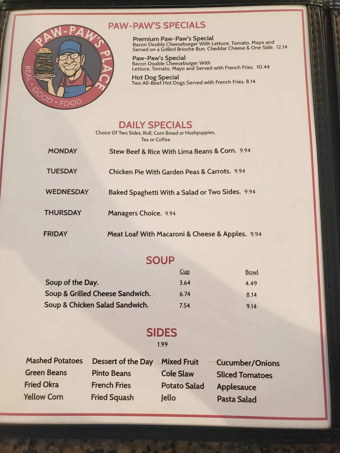 Menu 3