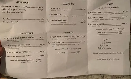 Menu 5