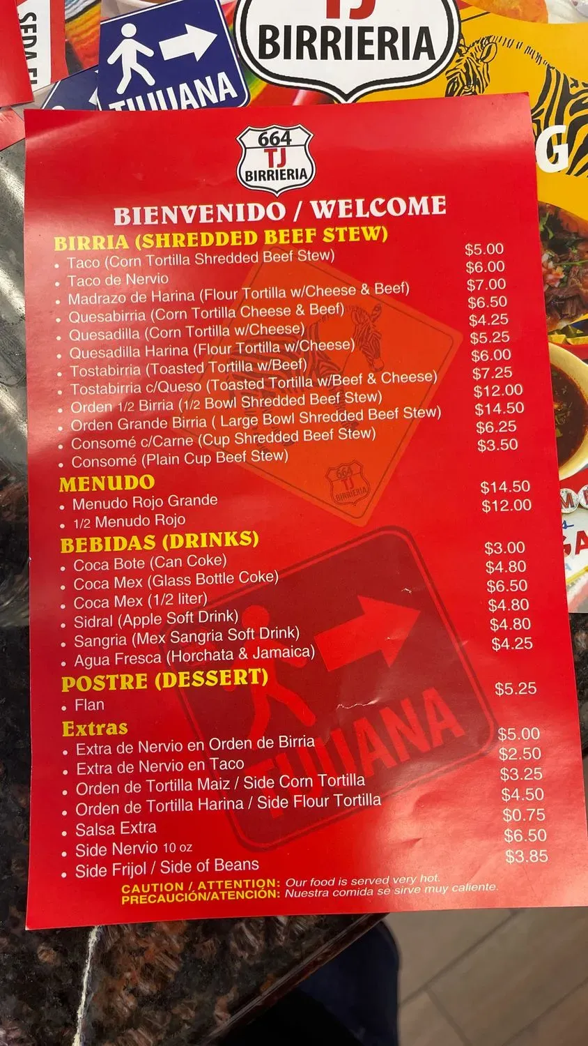 Menu 5