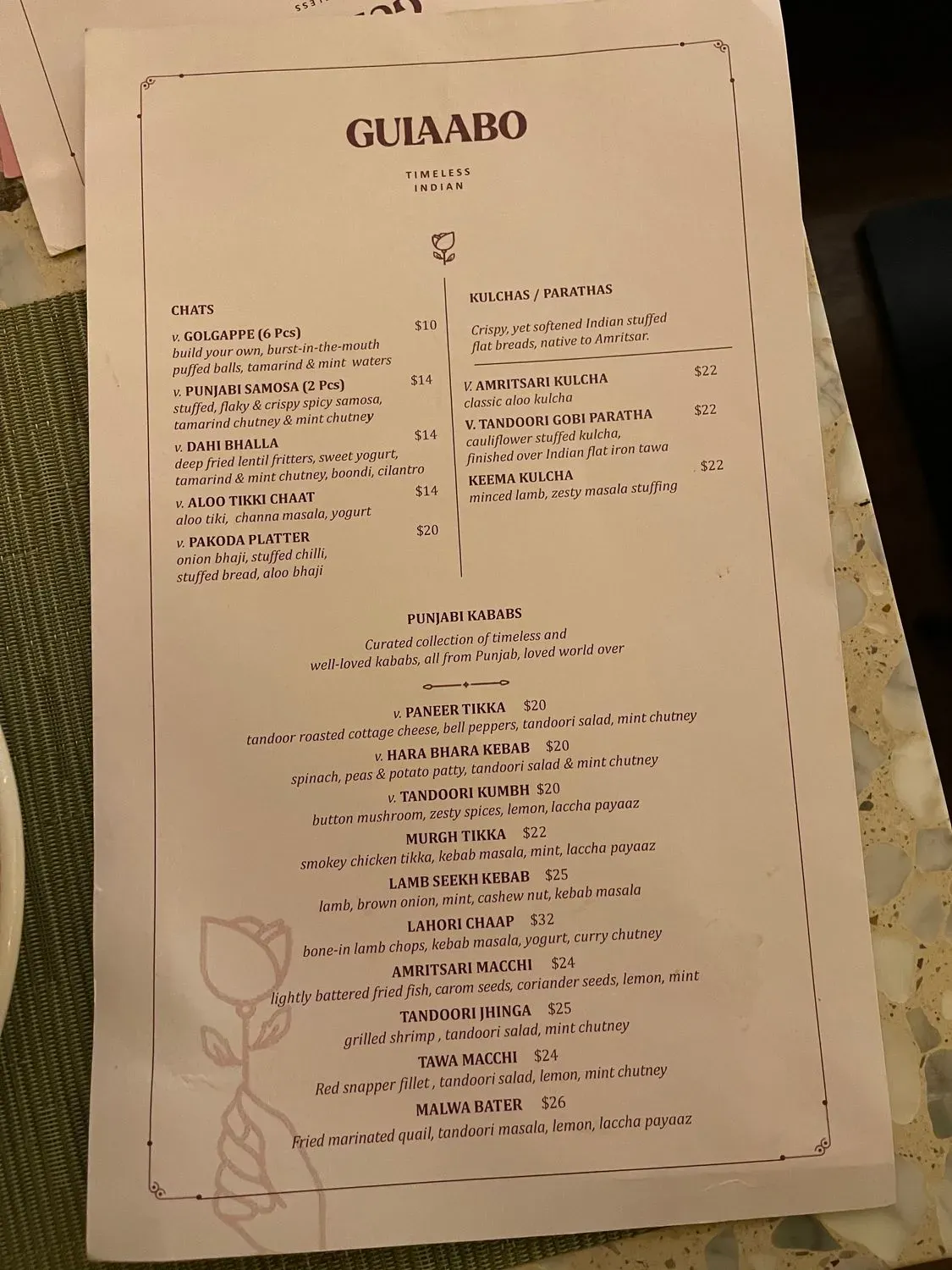 Menu 5