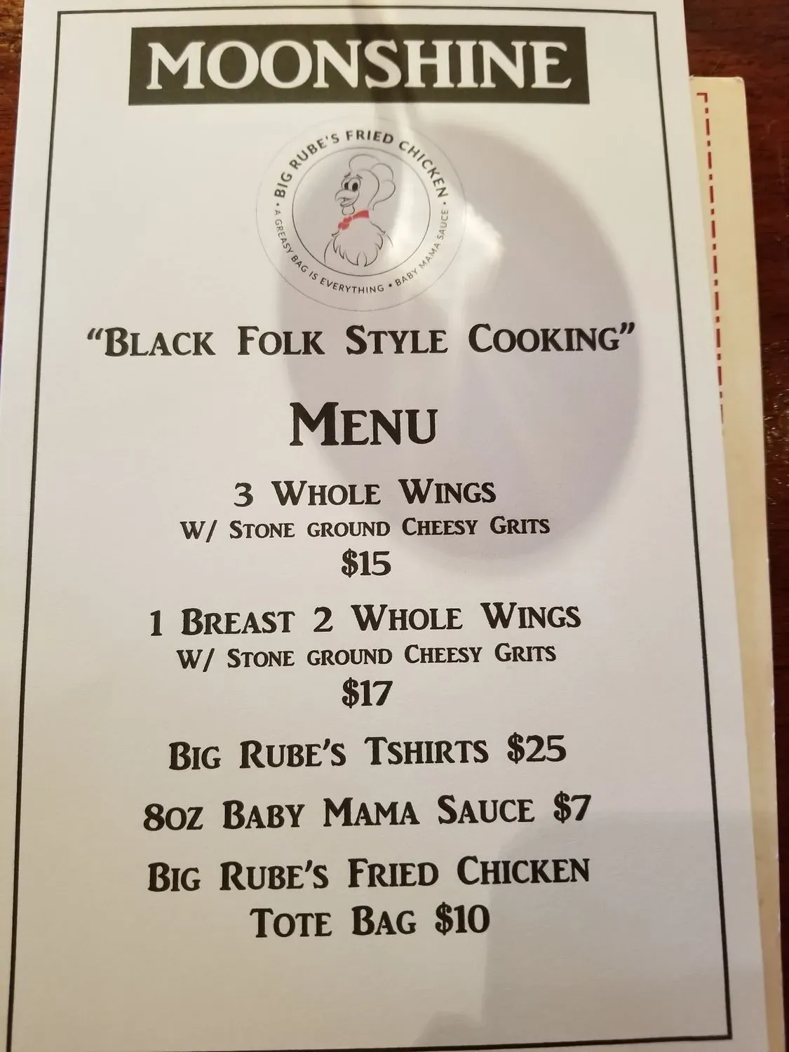 Menu 5