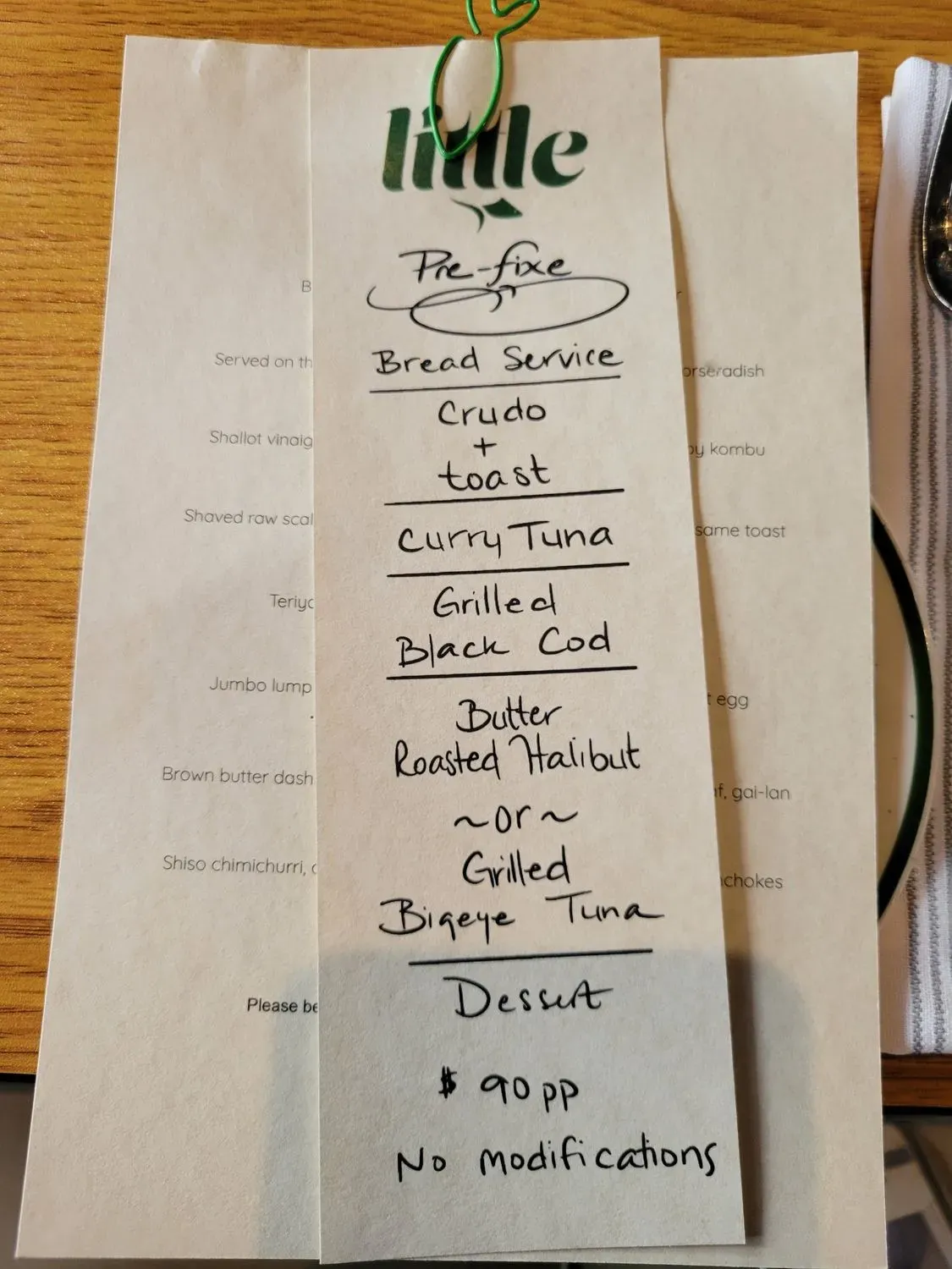 Menu 6