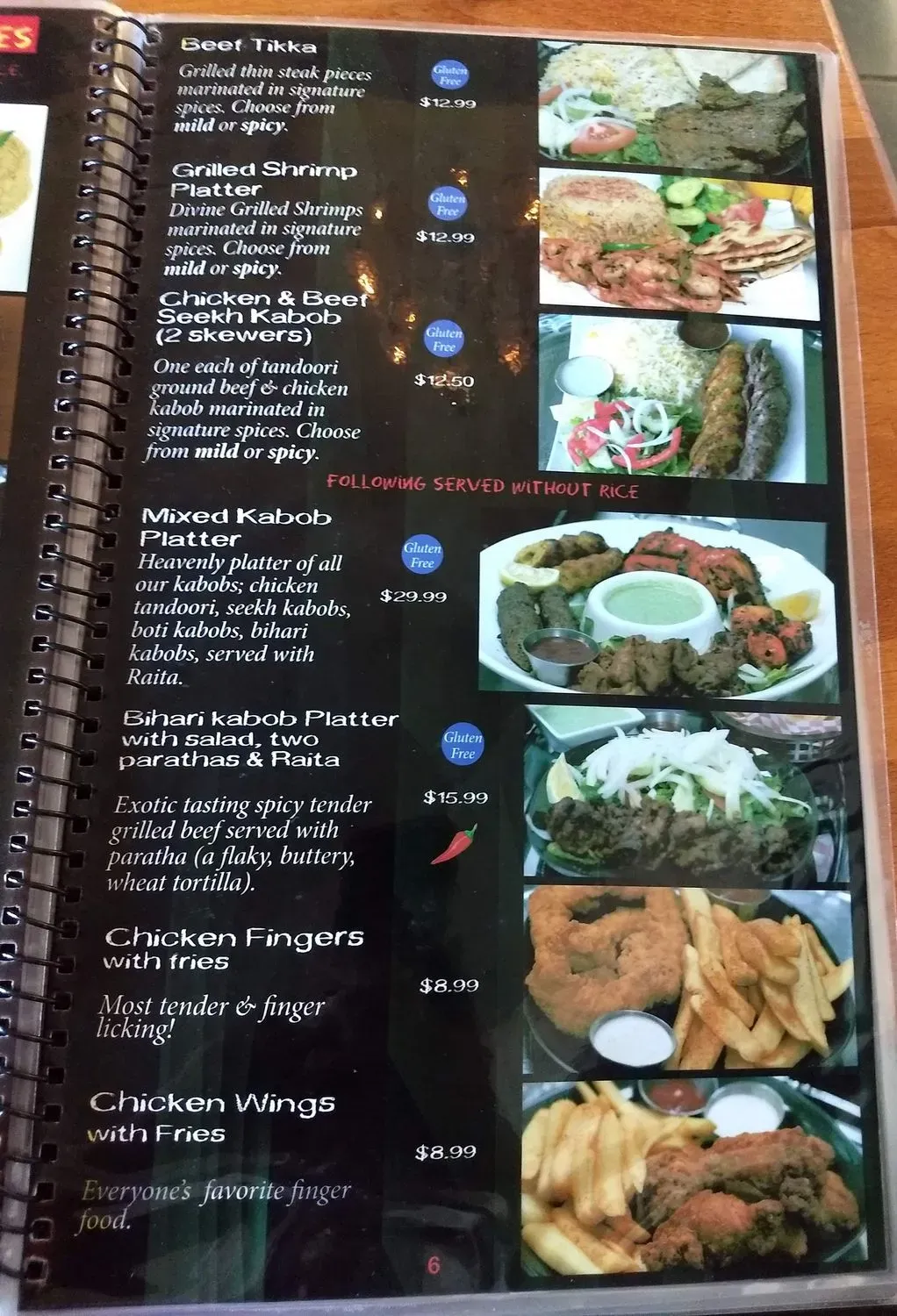 Menu 6