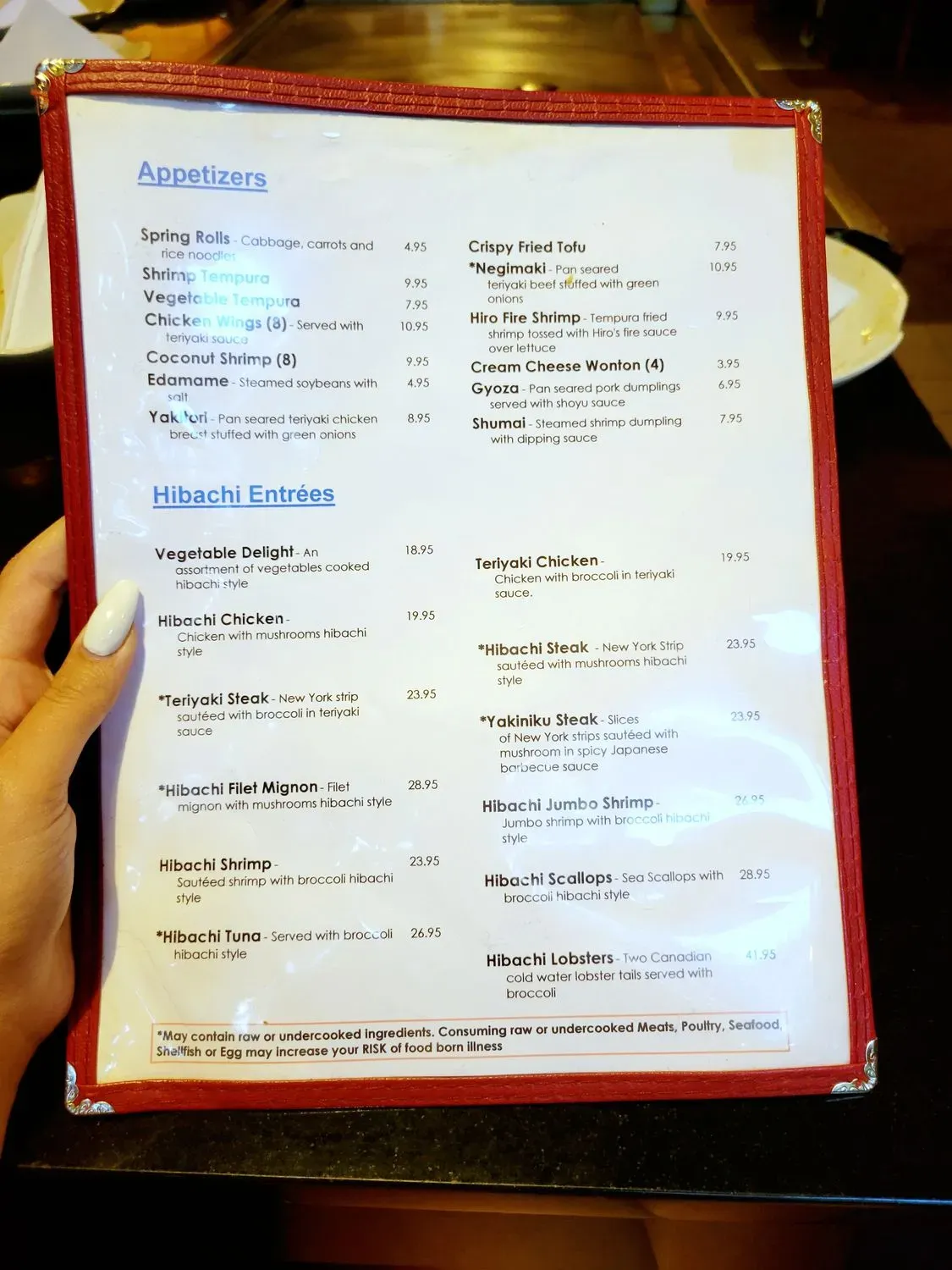 Menu 5