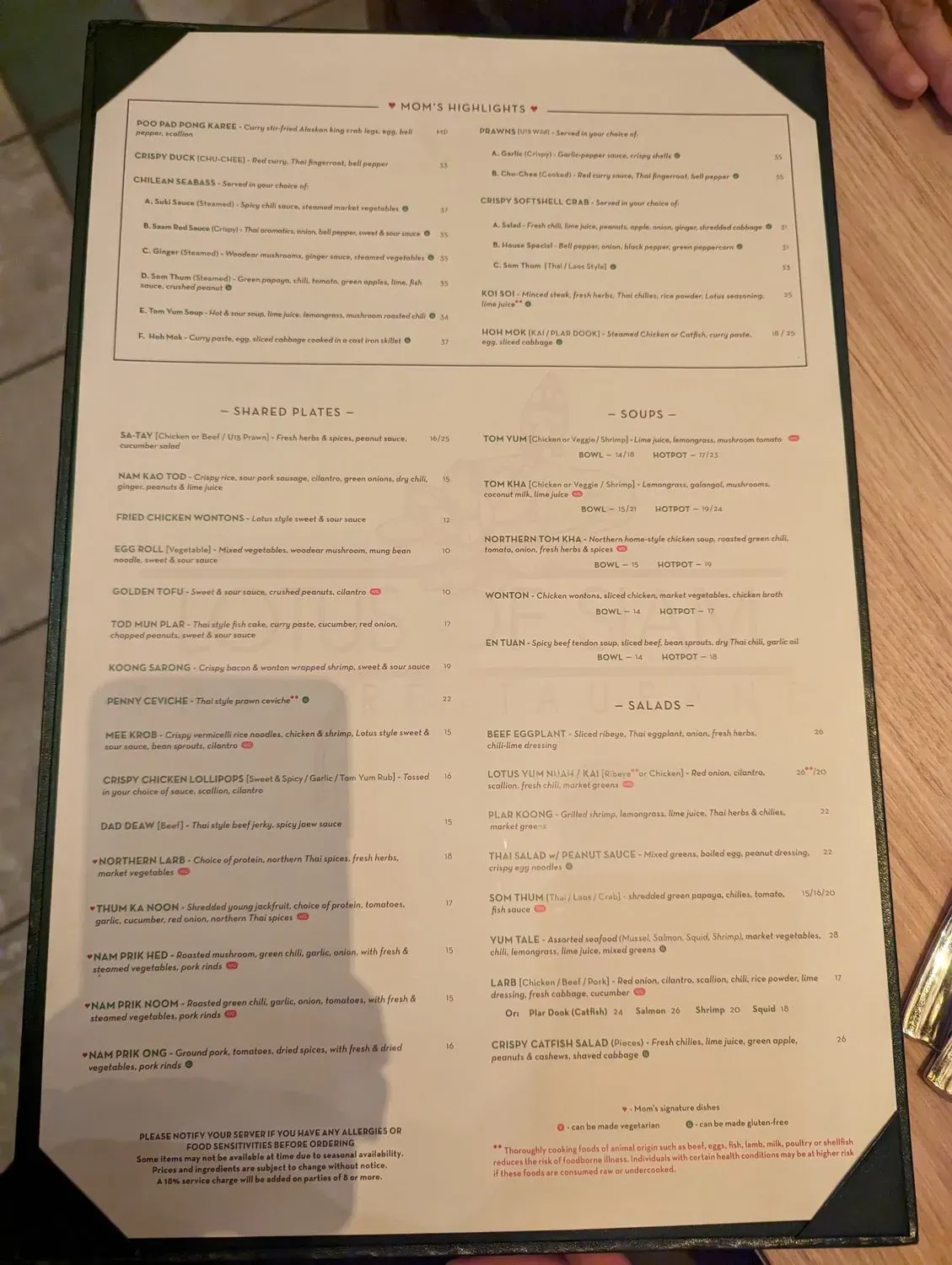 Menu 4