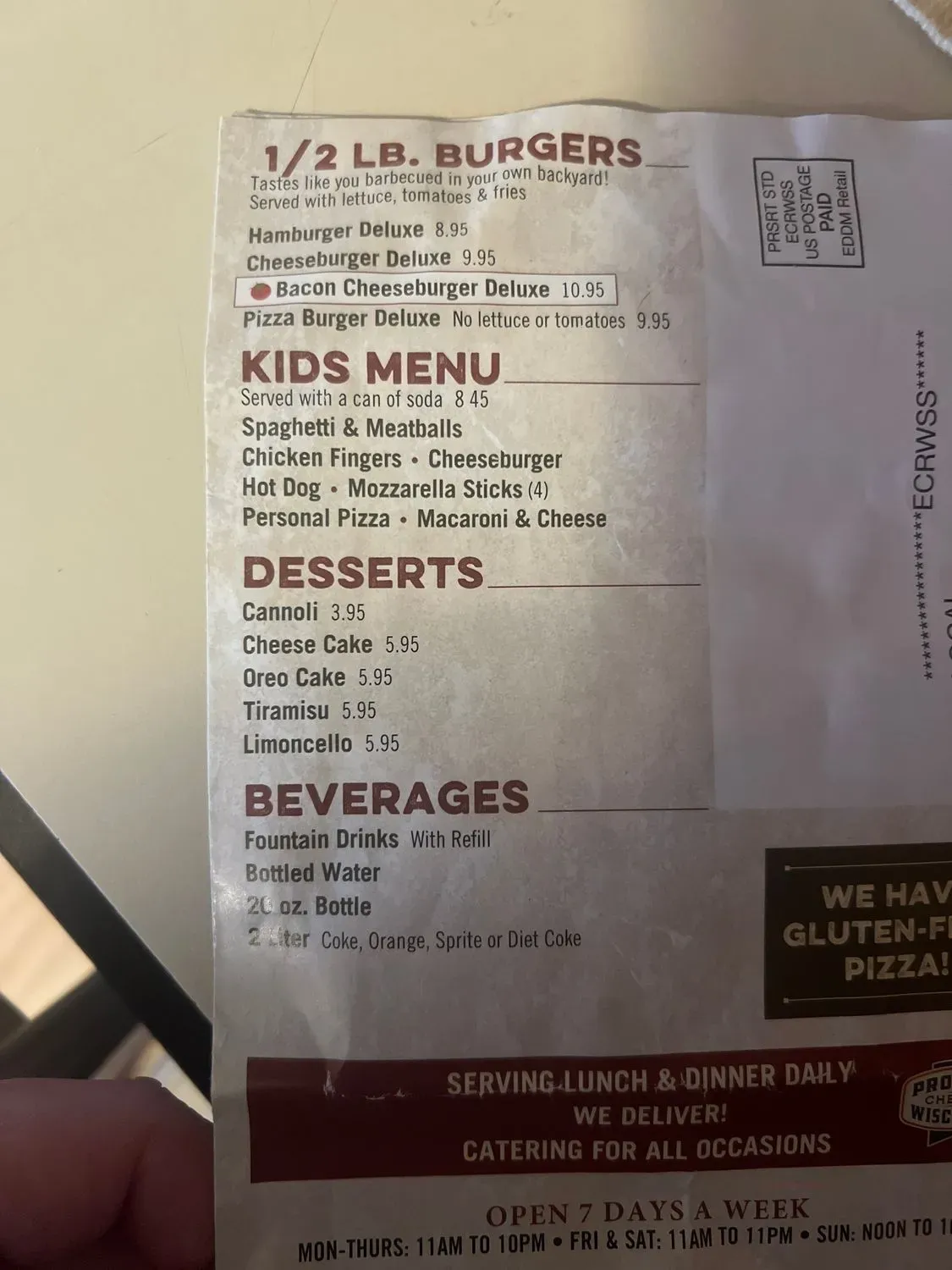 Menu 5