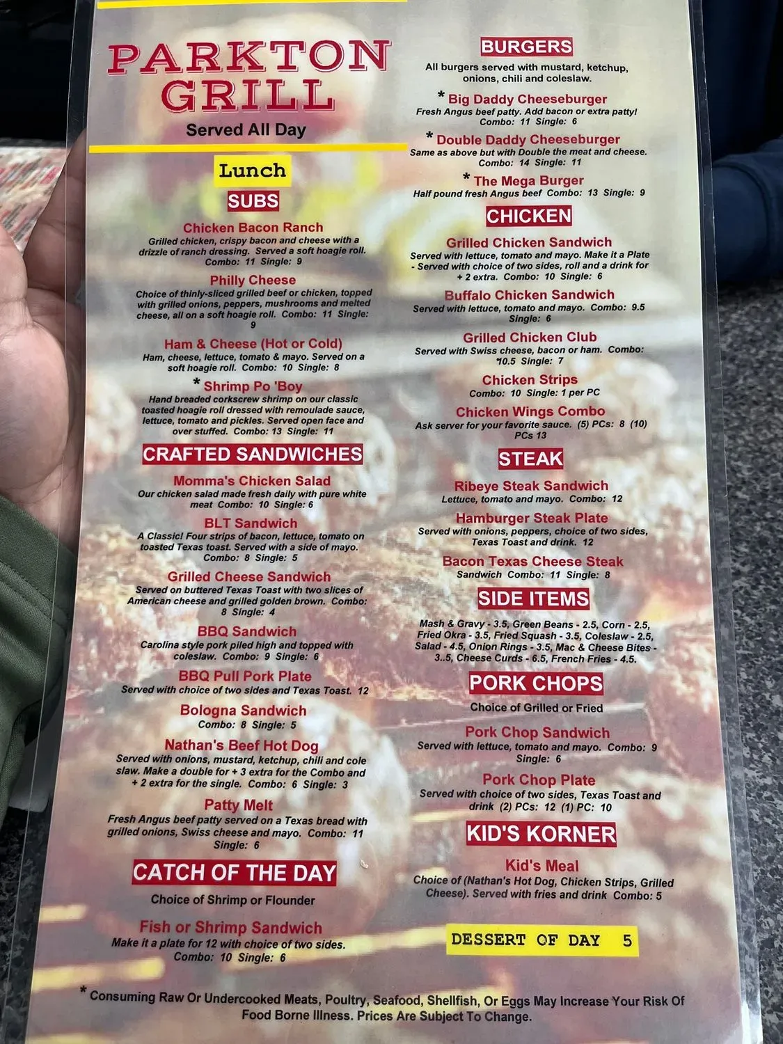 Menu 2