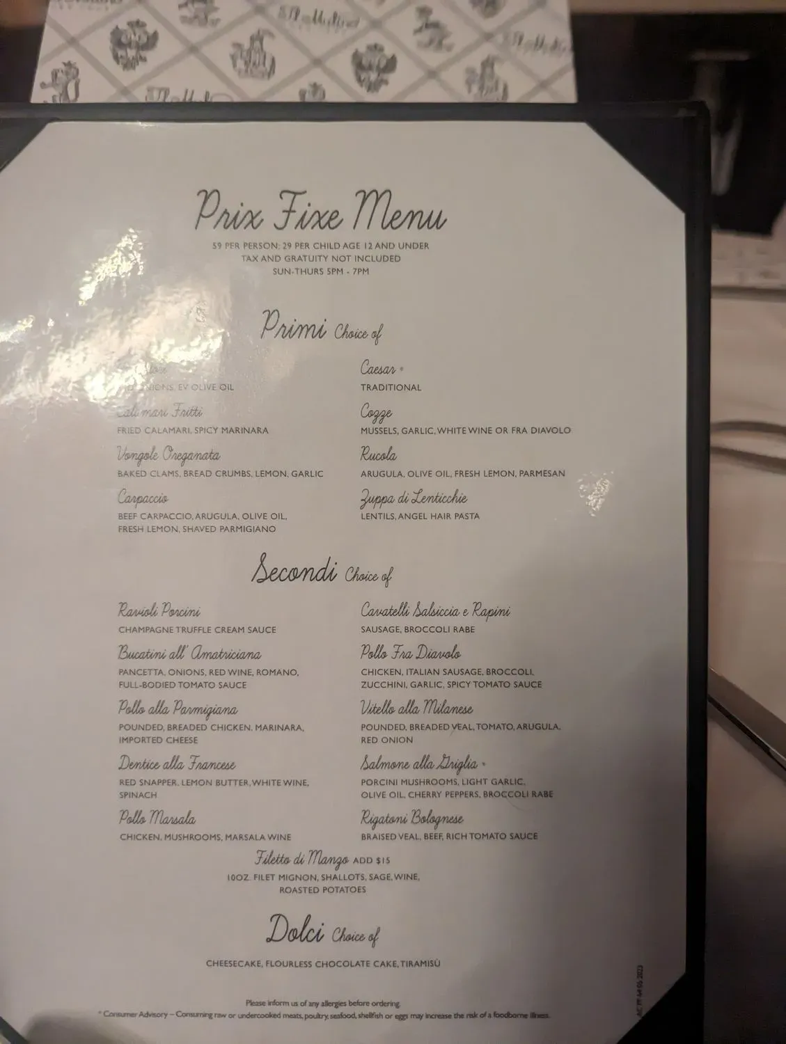 Menu 4