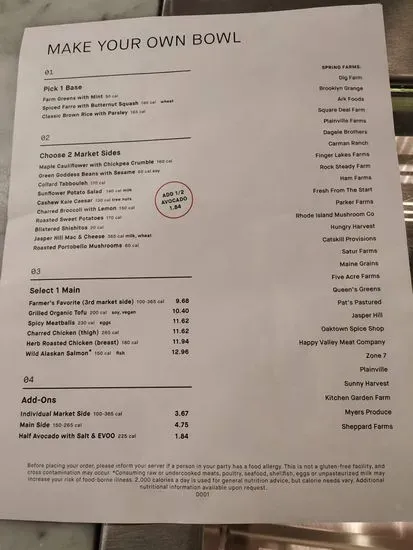 Menu 6