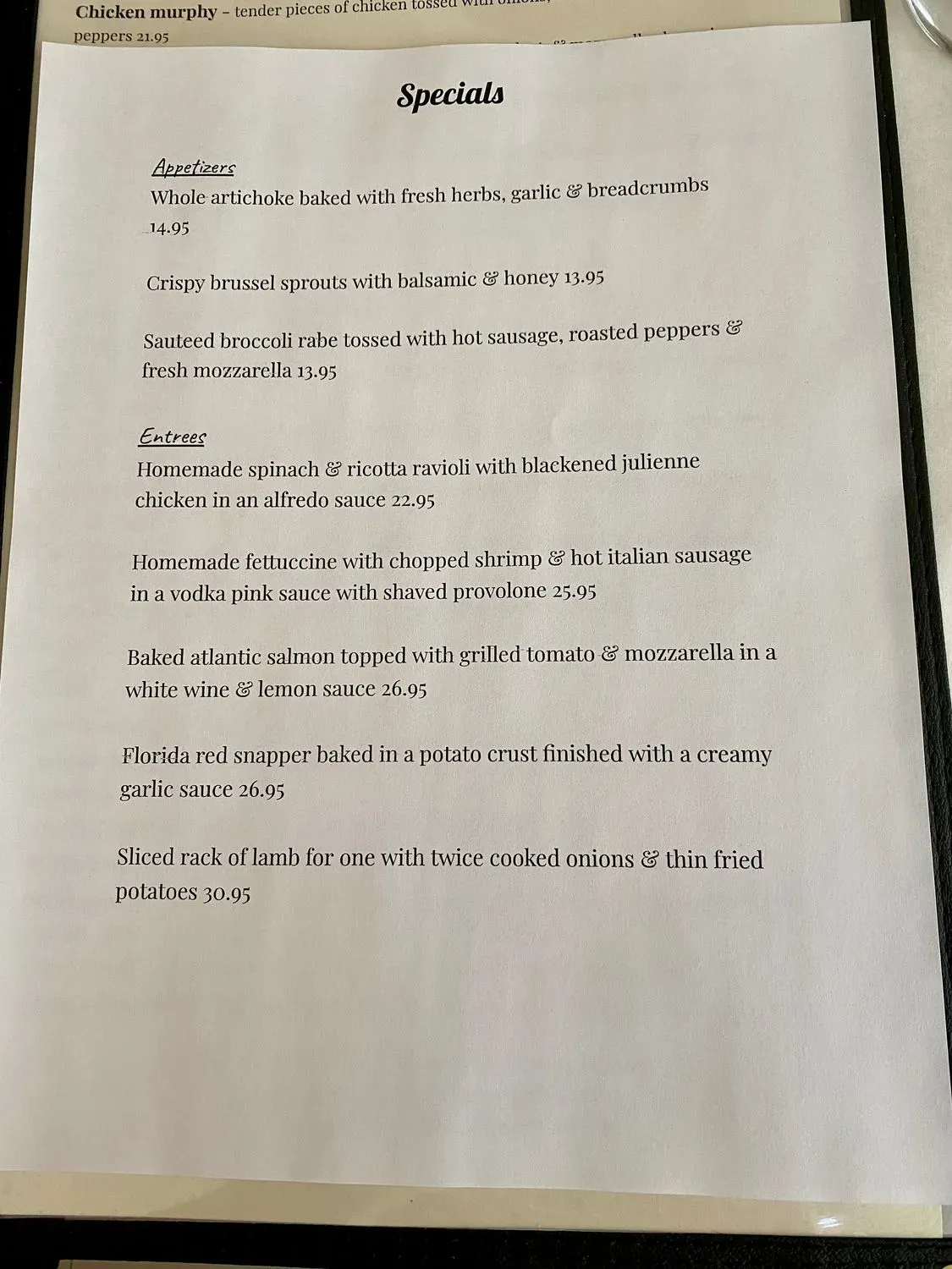 Menu 4