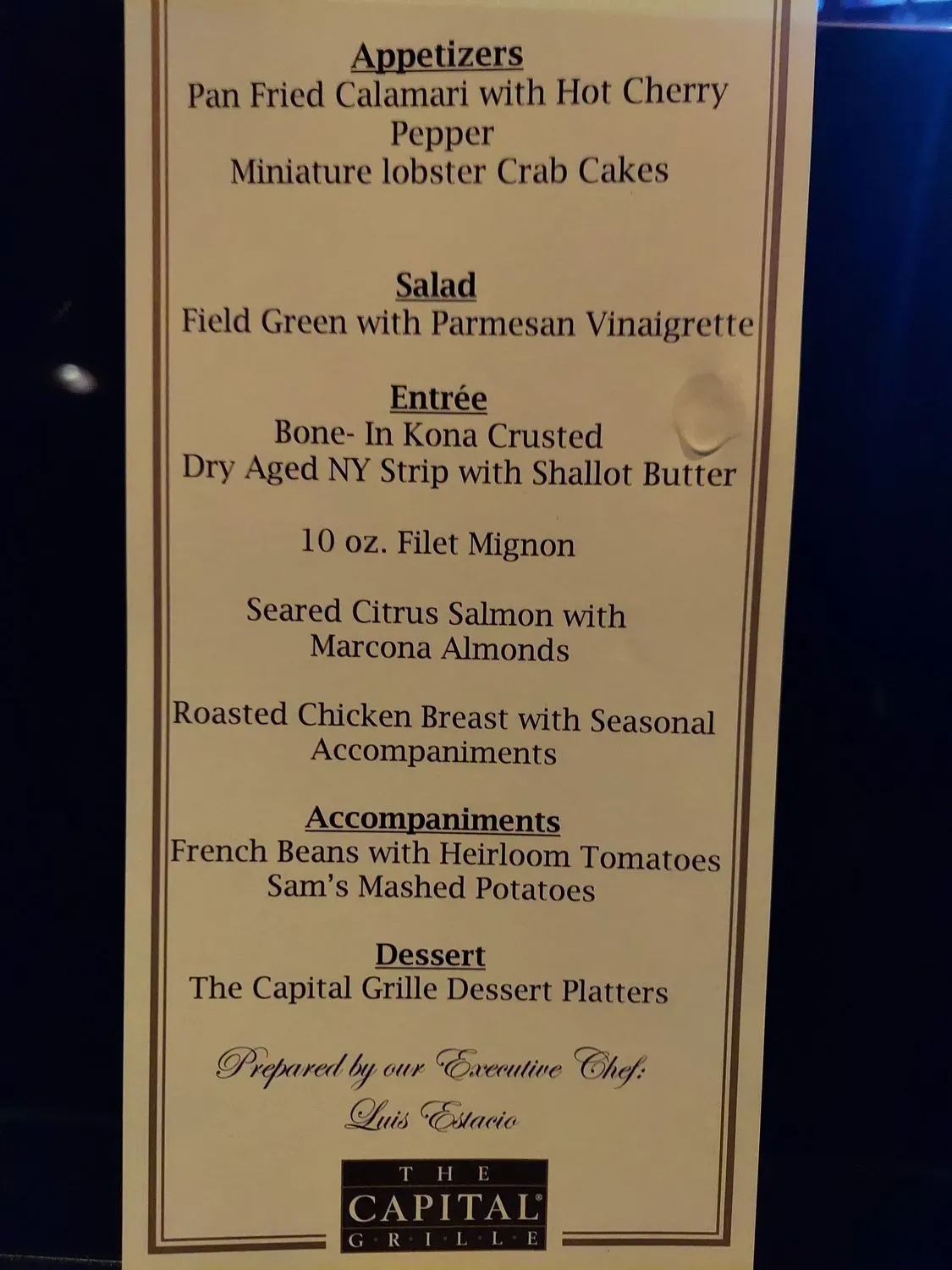 Menu 5