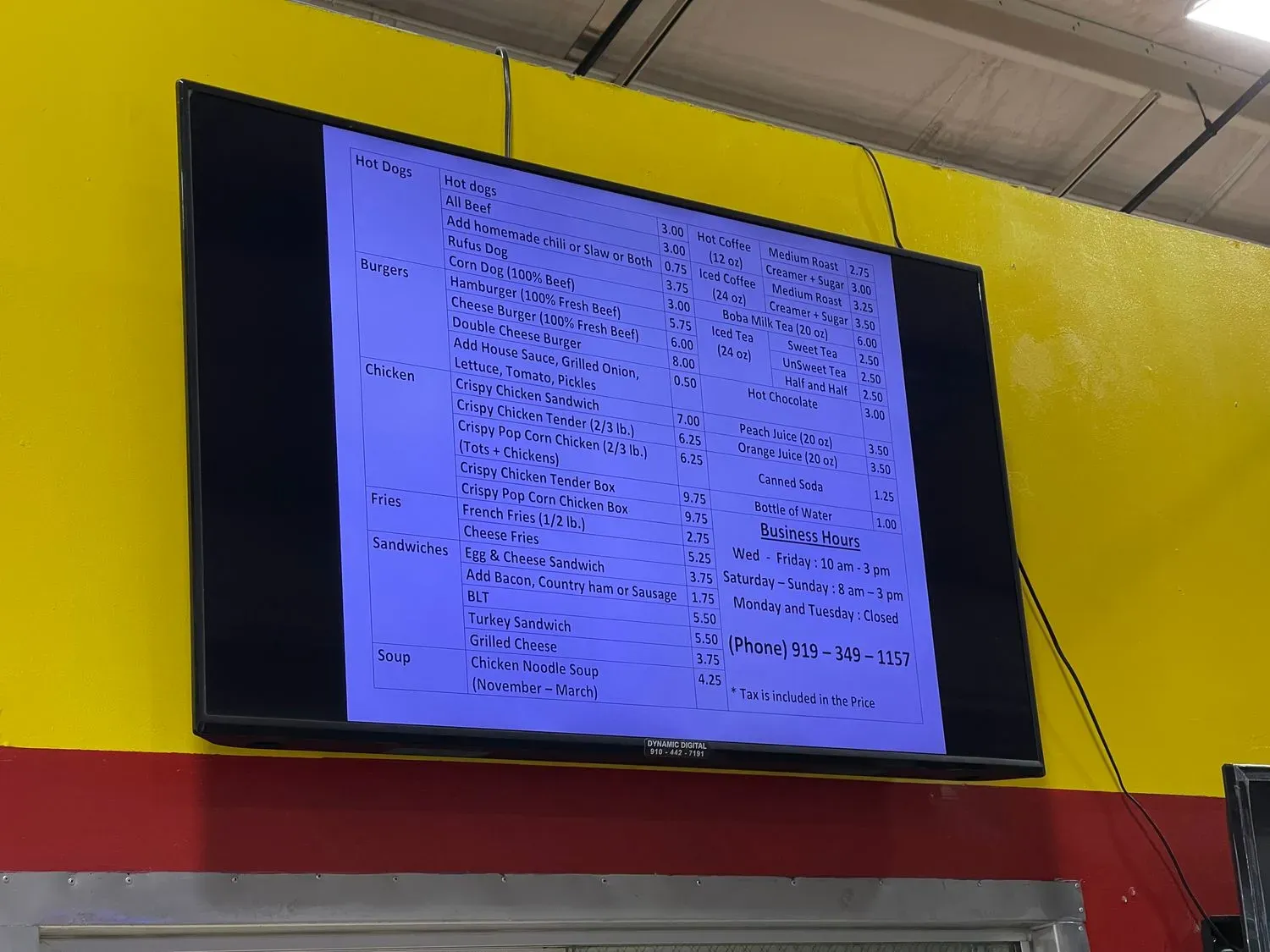 Menu 3