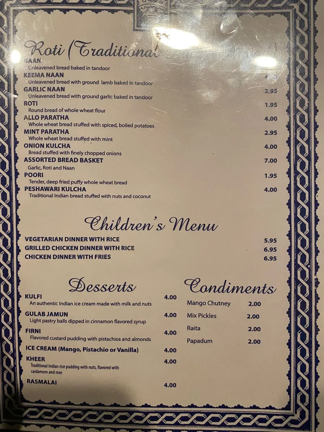 Menu 5