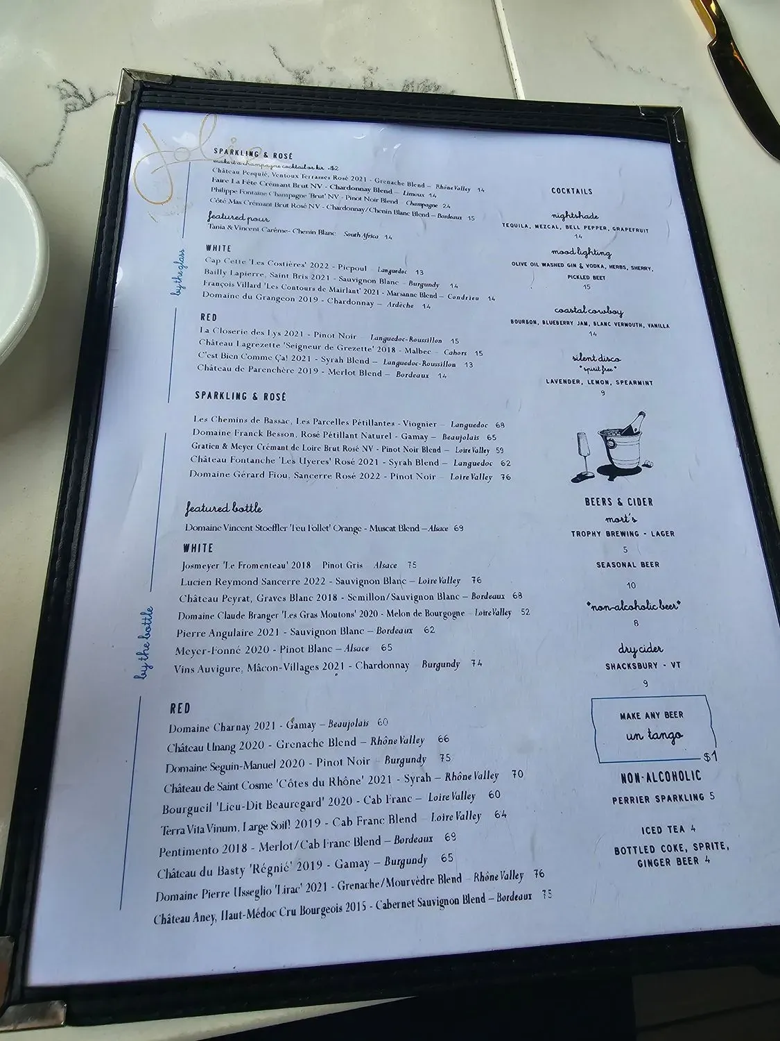 Menu 5