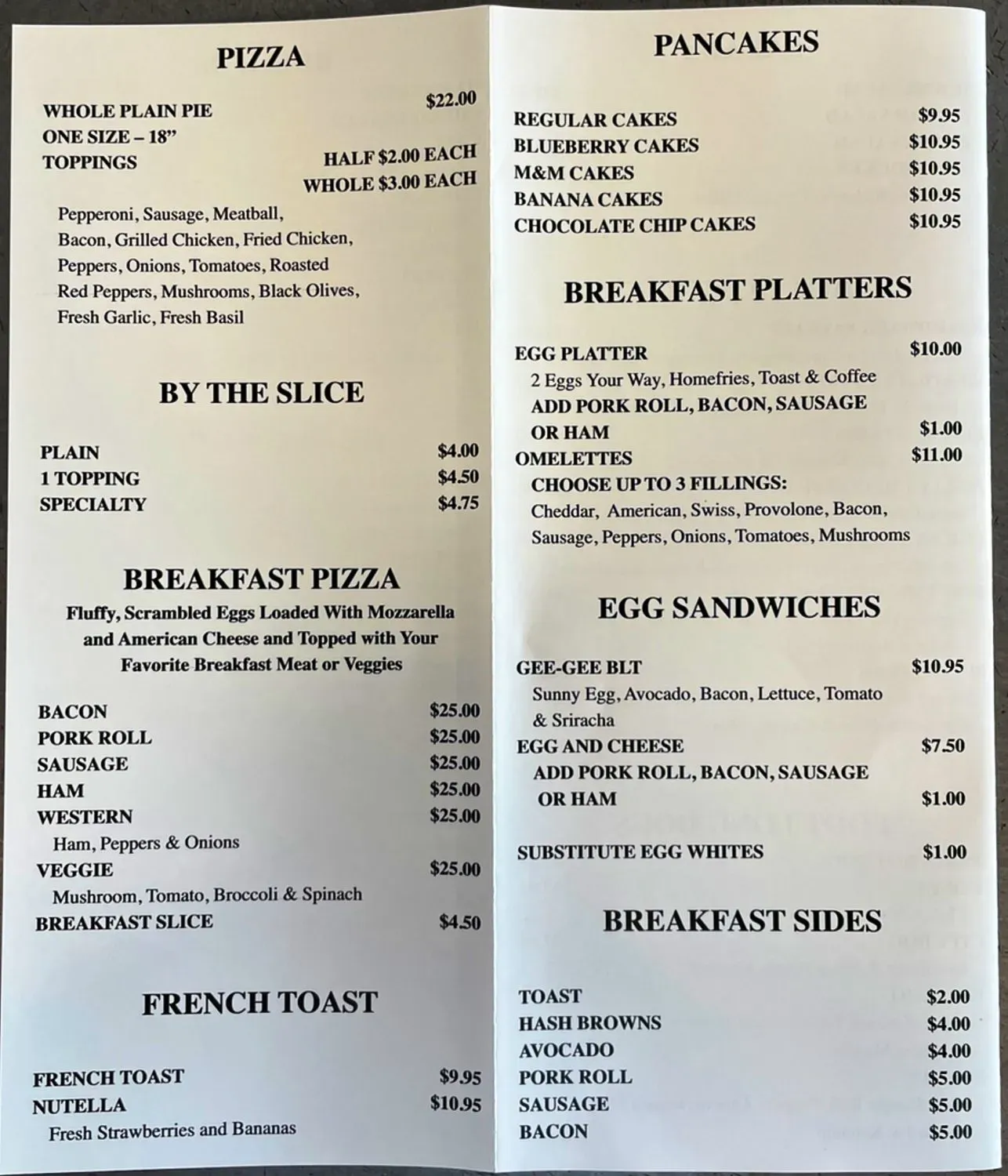 Menu 2