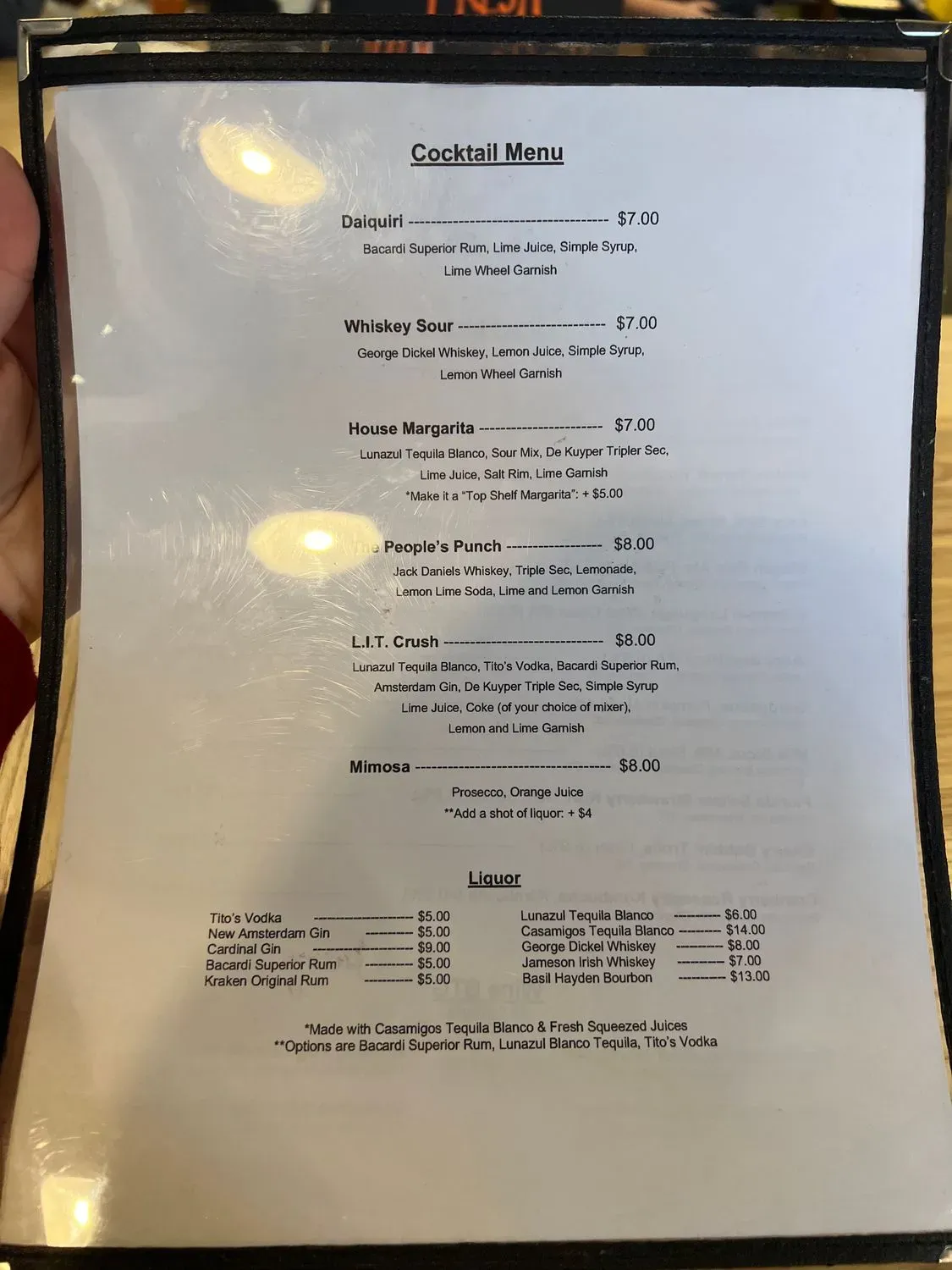 Menu 6