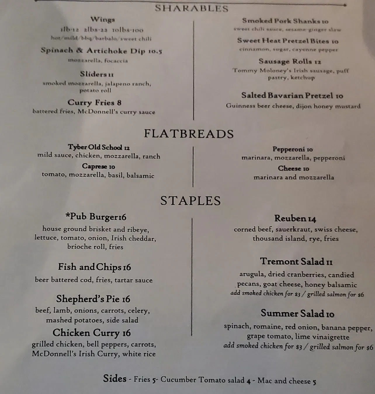 Menu 2