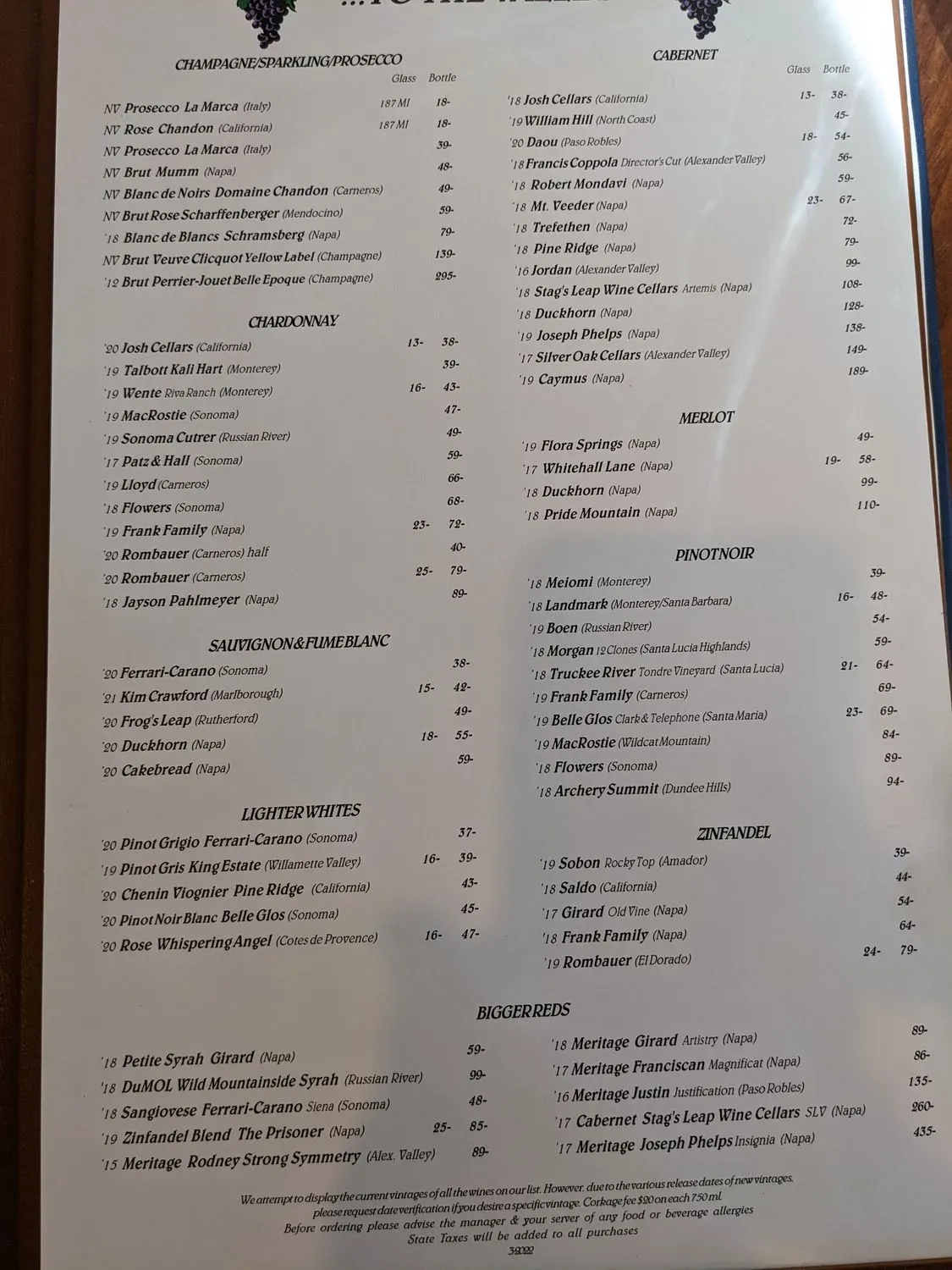 Menu 6