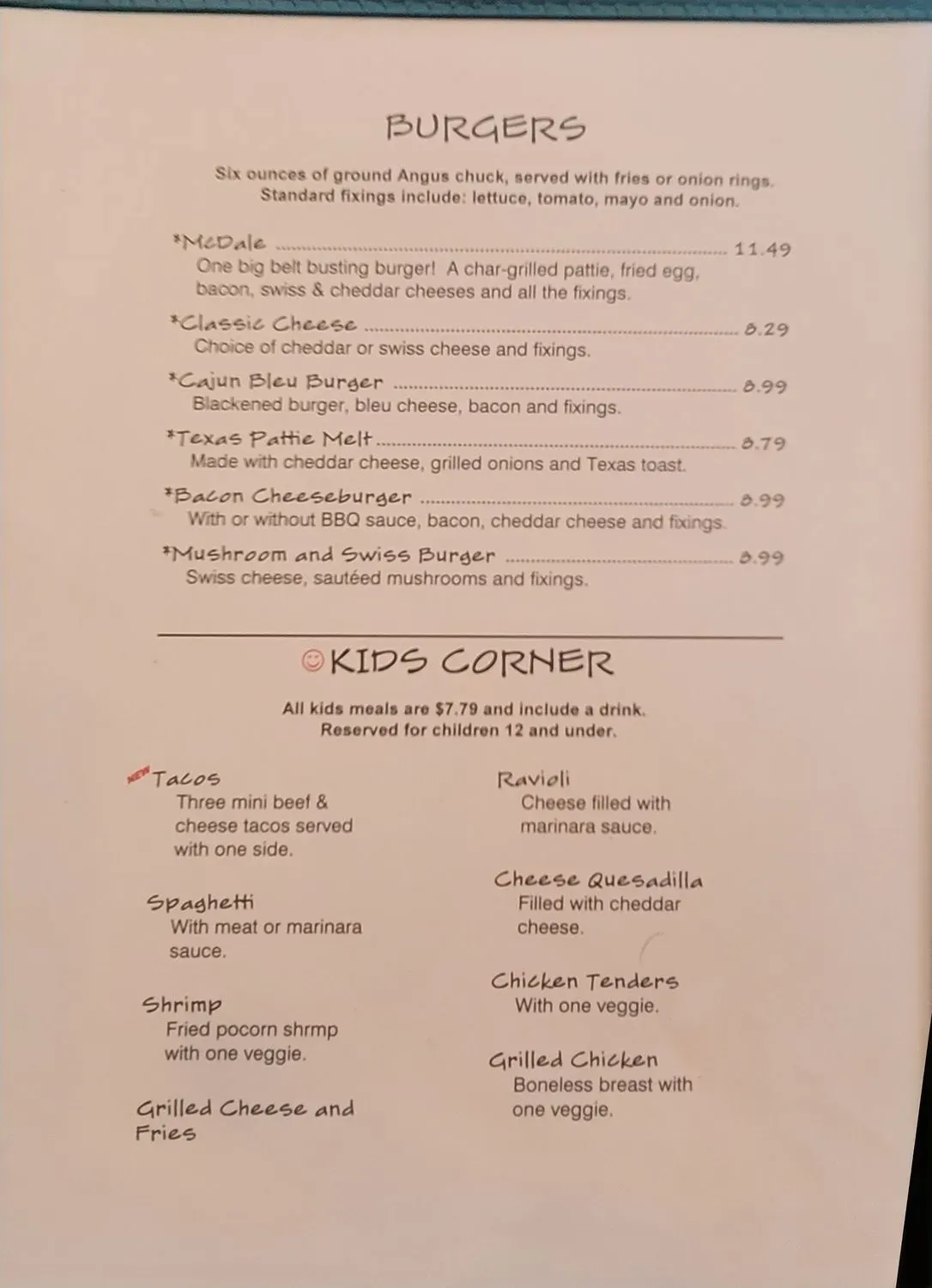 Menu 2