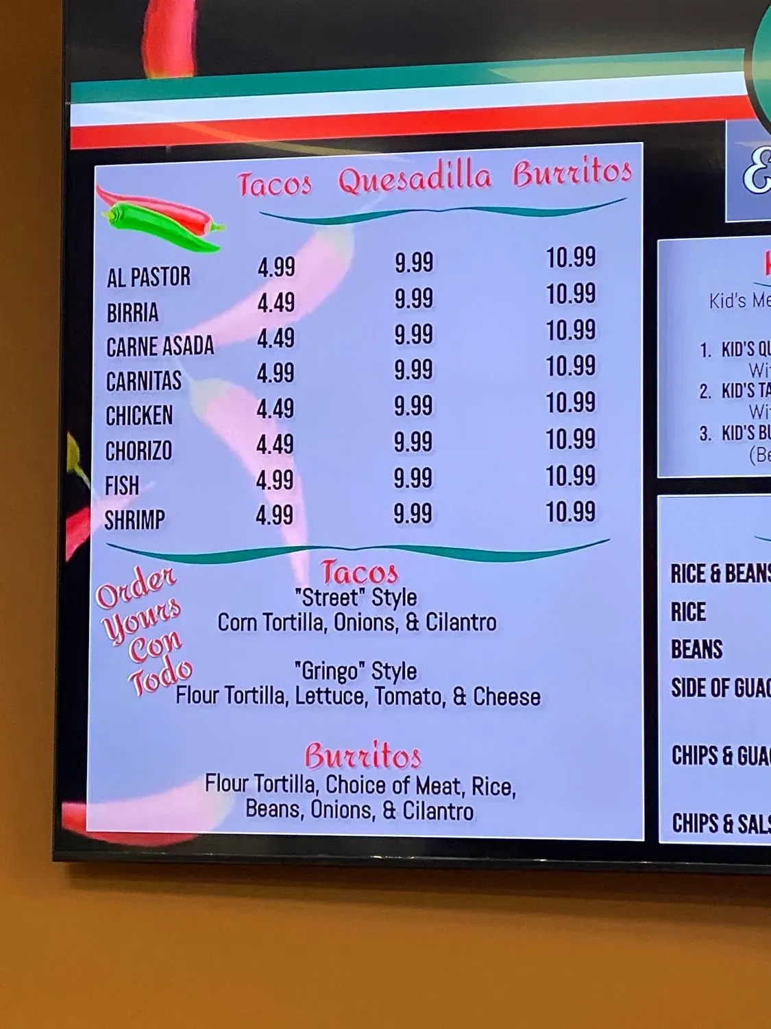 Menu 3