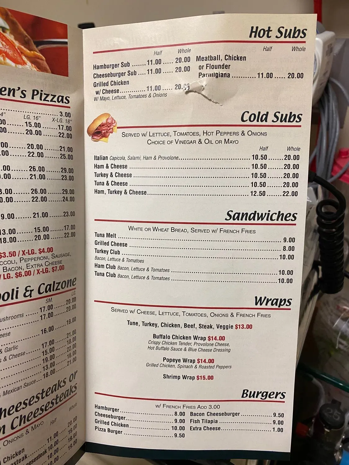 Menu 4