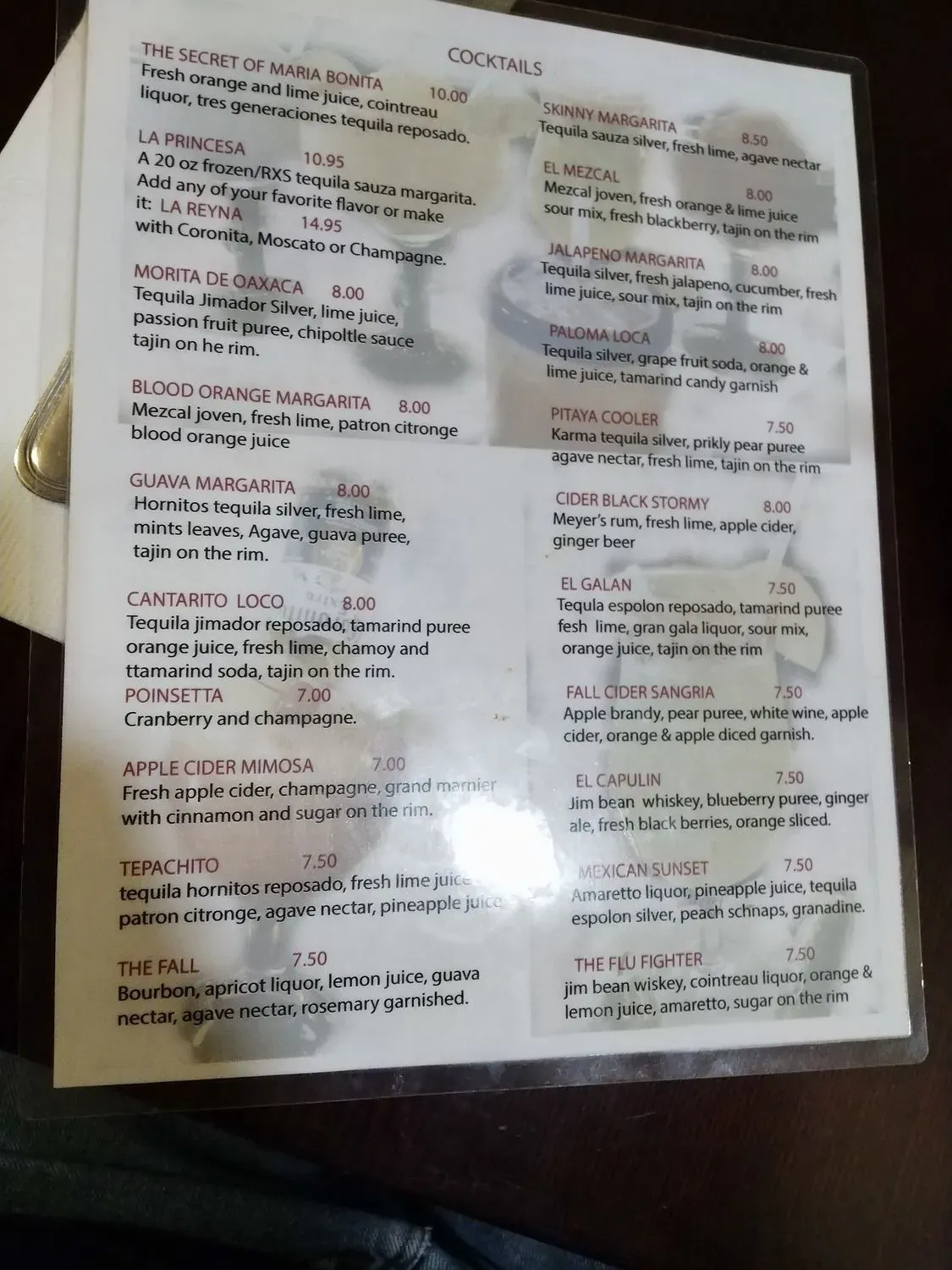 Menu 4