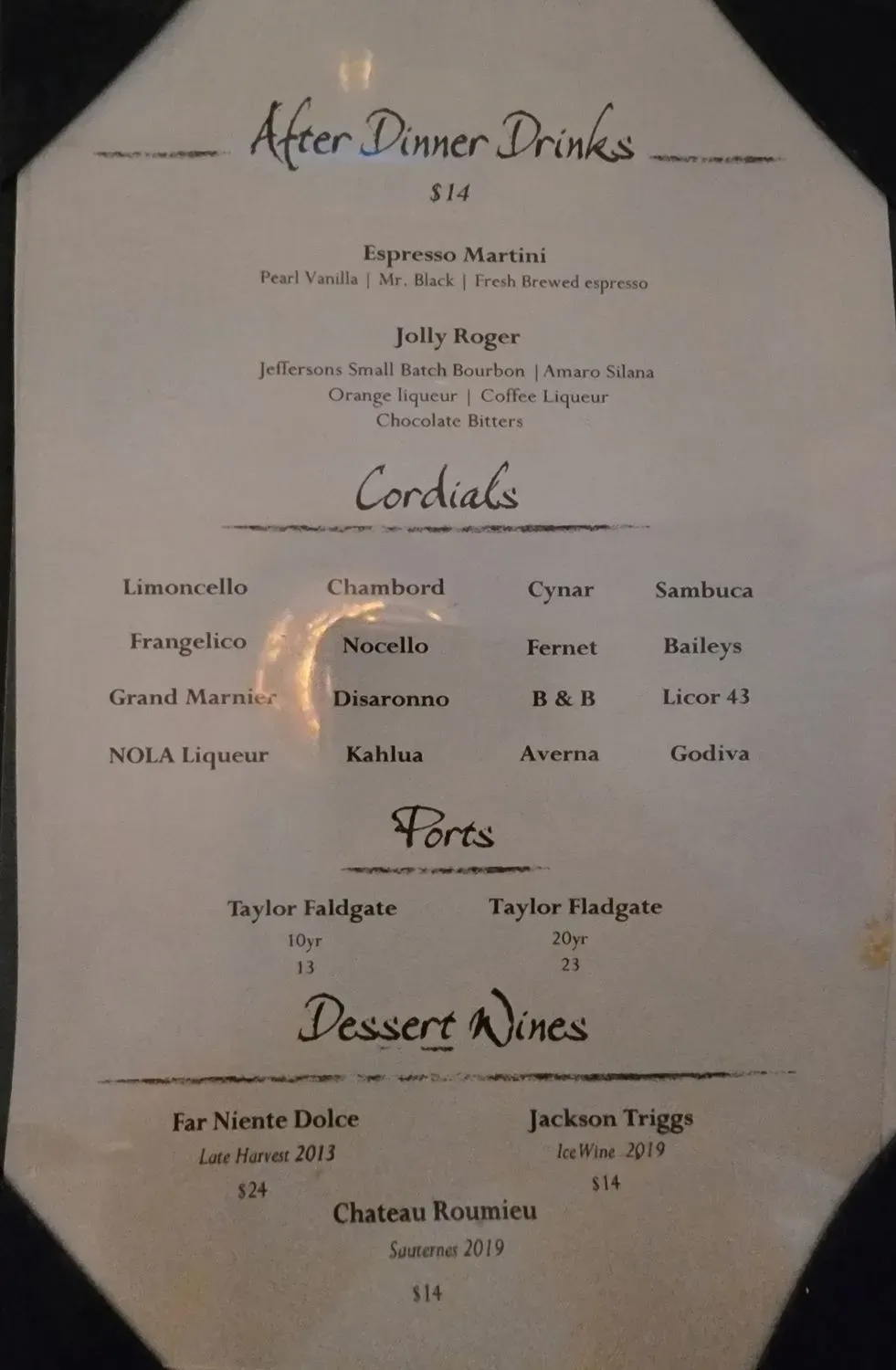 Menu 6