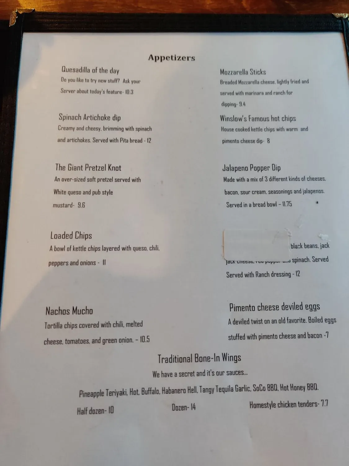 Menu 3