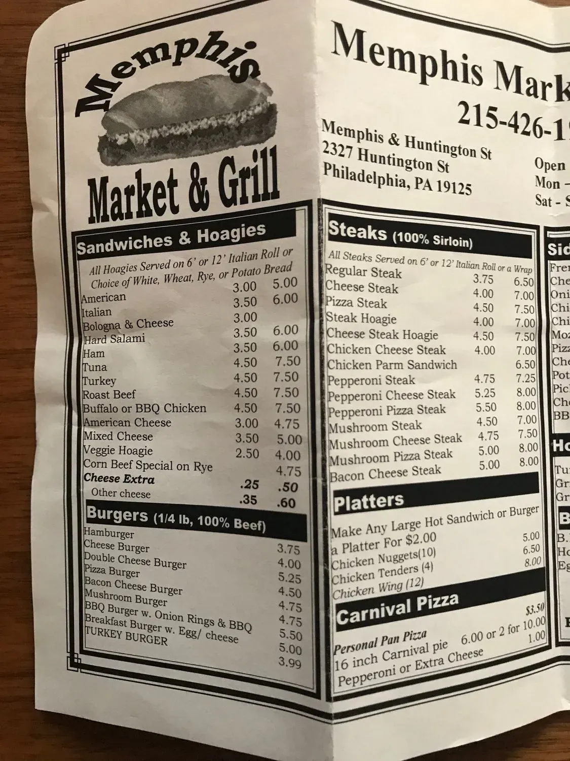 Menu 3