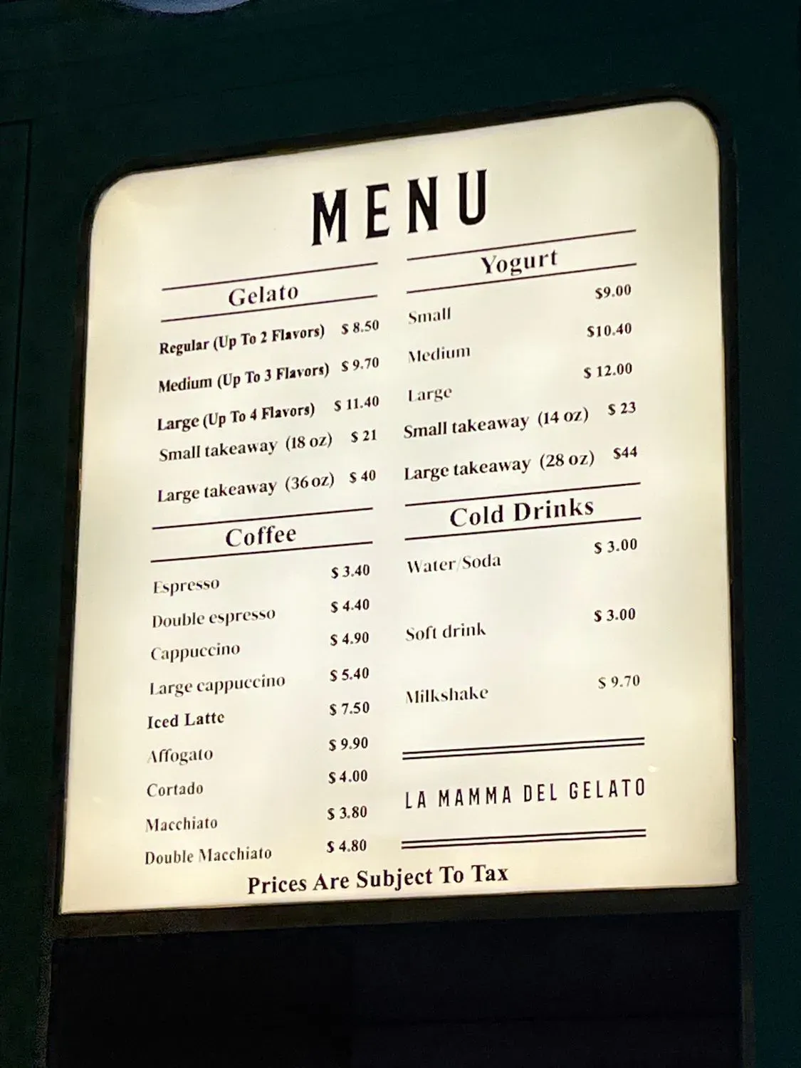 Menu 5